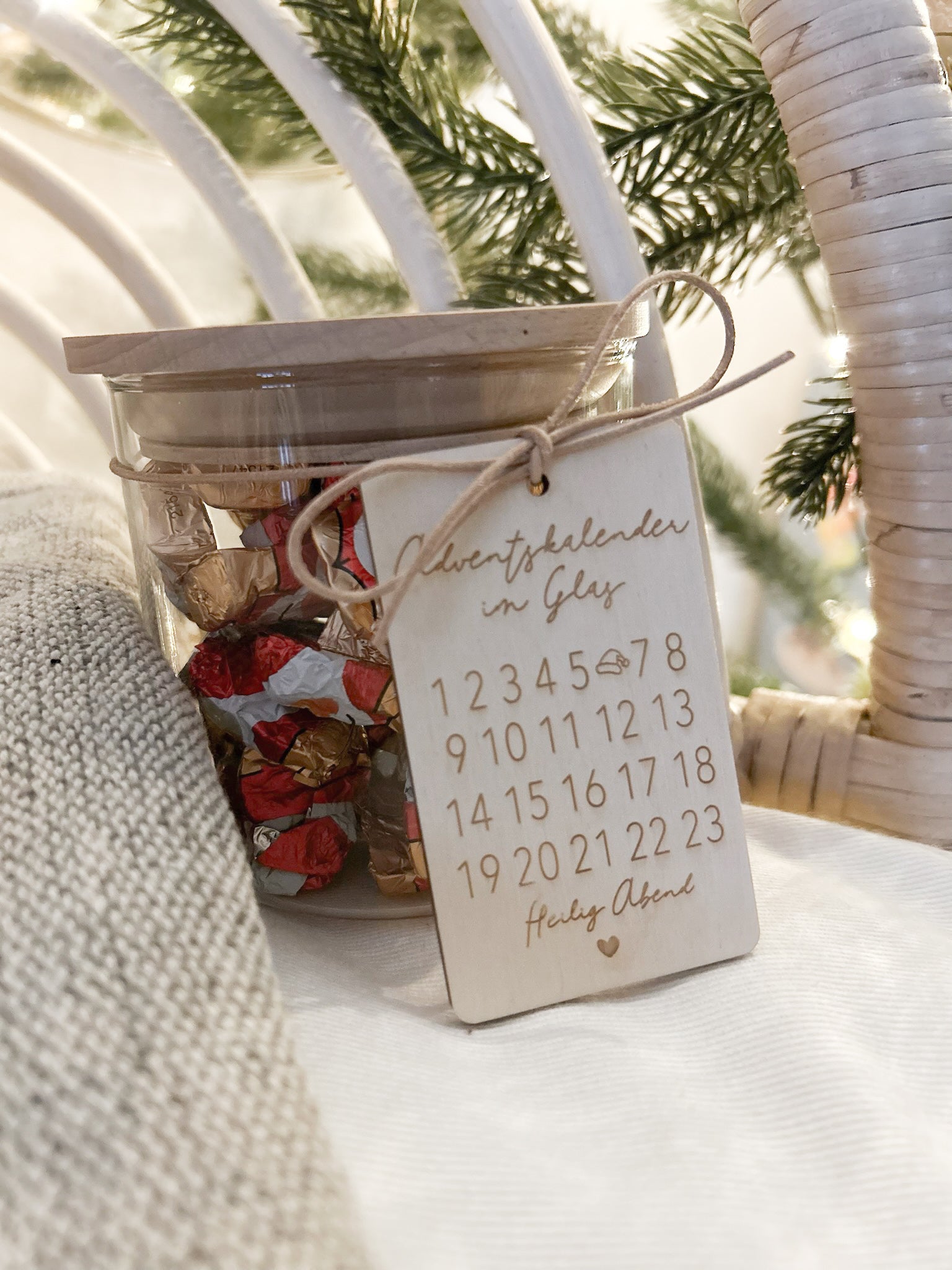 Vorratsglas Adventskalender to go Keksdose