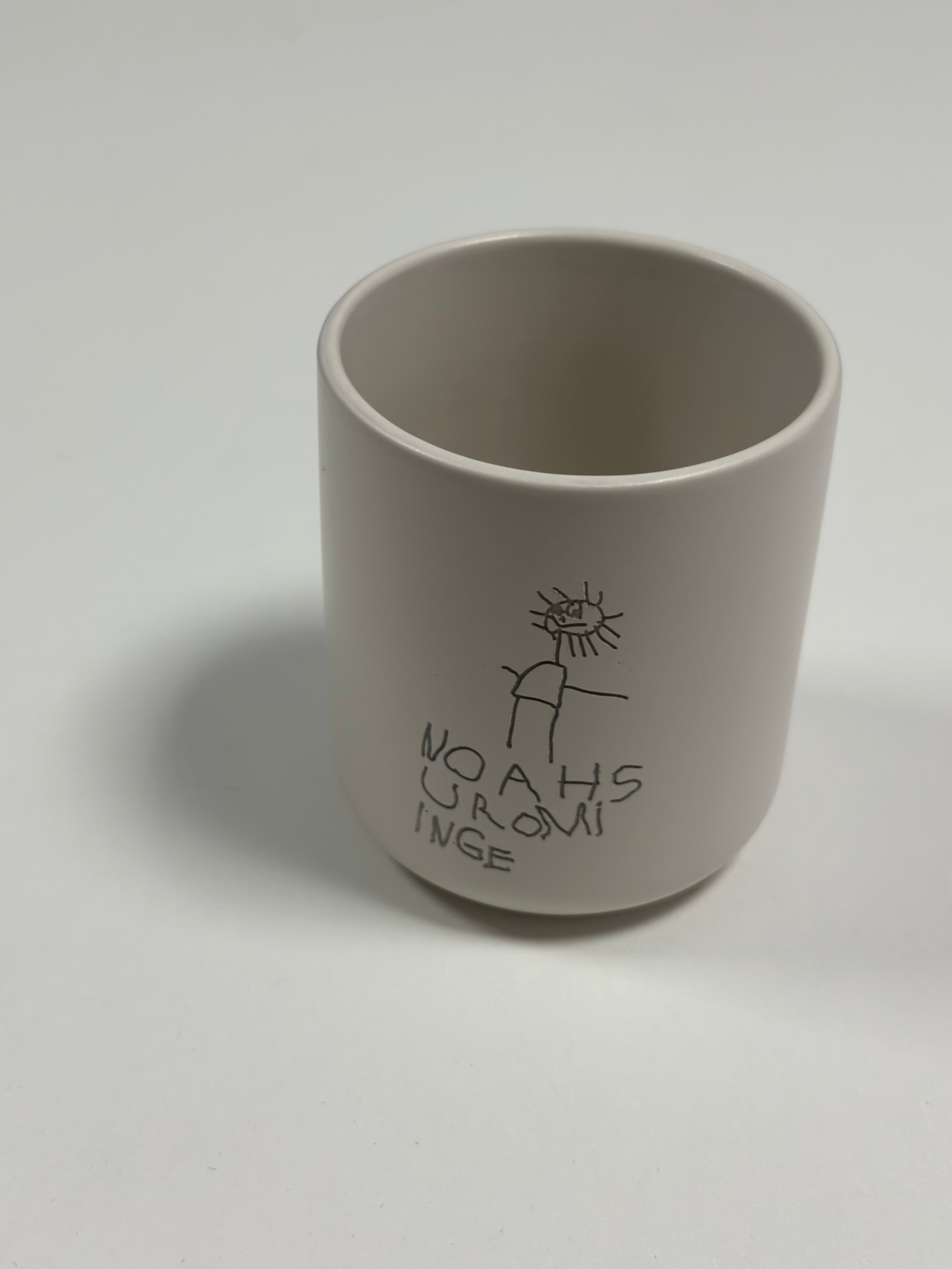 Name eigene Zeichnung individuell Becher graviert Keramiktasse mit Her personalisiert Weihnachtsgeschenk Erzieherin Abschiedsgeschenk