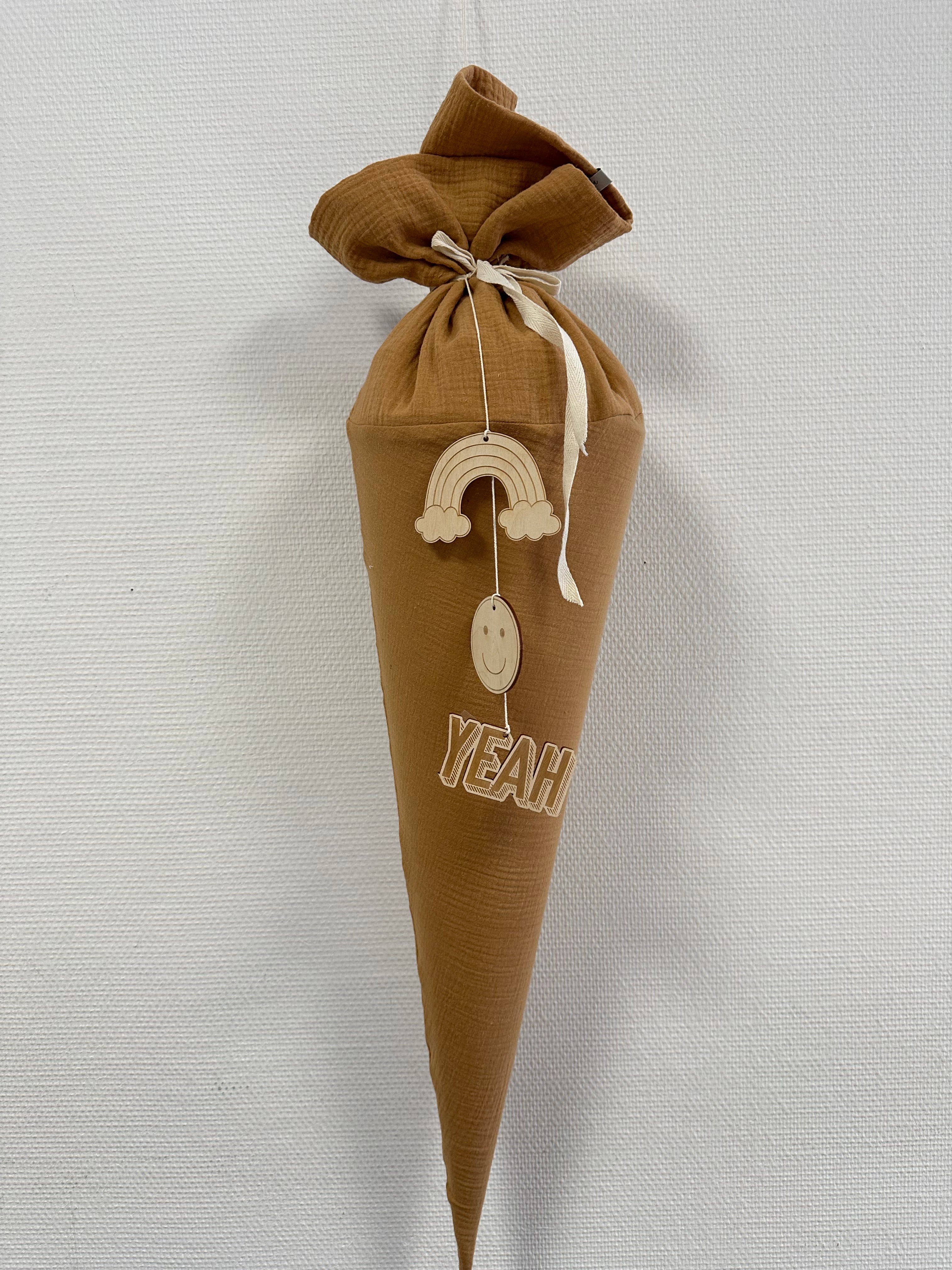 Schultütenanhänger Smiley I Schulkind I Anhänger I Einschulung