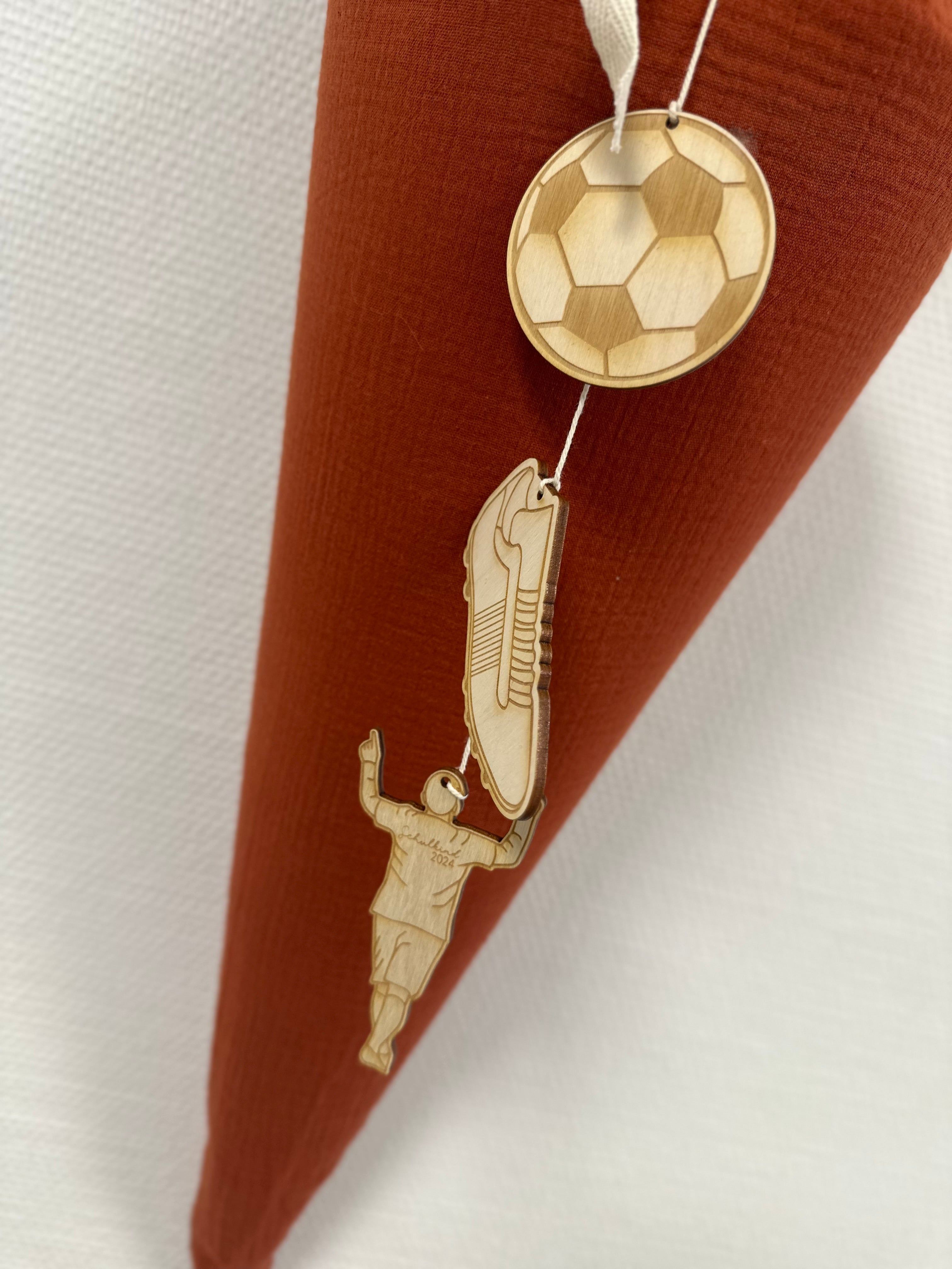 Schultütenanhänger Fußball I Schulkind I Anhänger I Einschulung