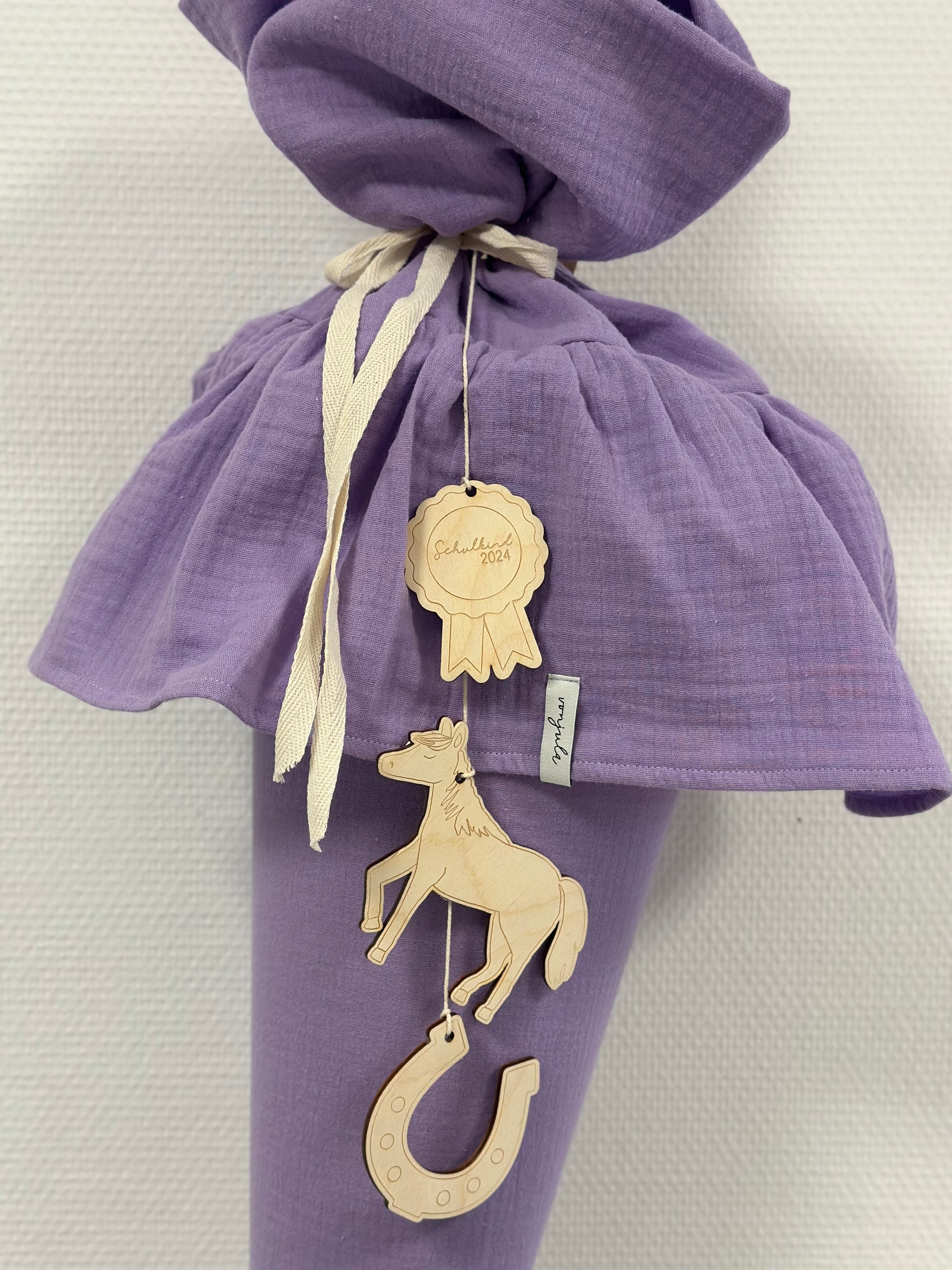 Schultütenanhänger Pferd I Schulkind I Anhänger I Einschulung