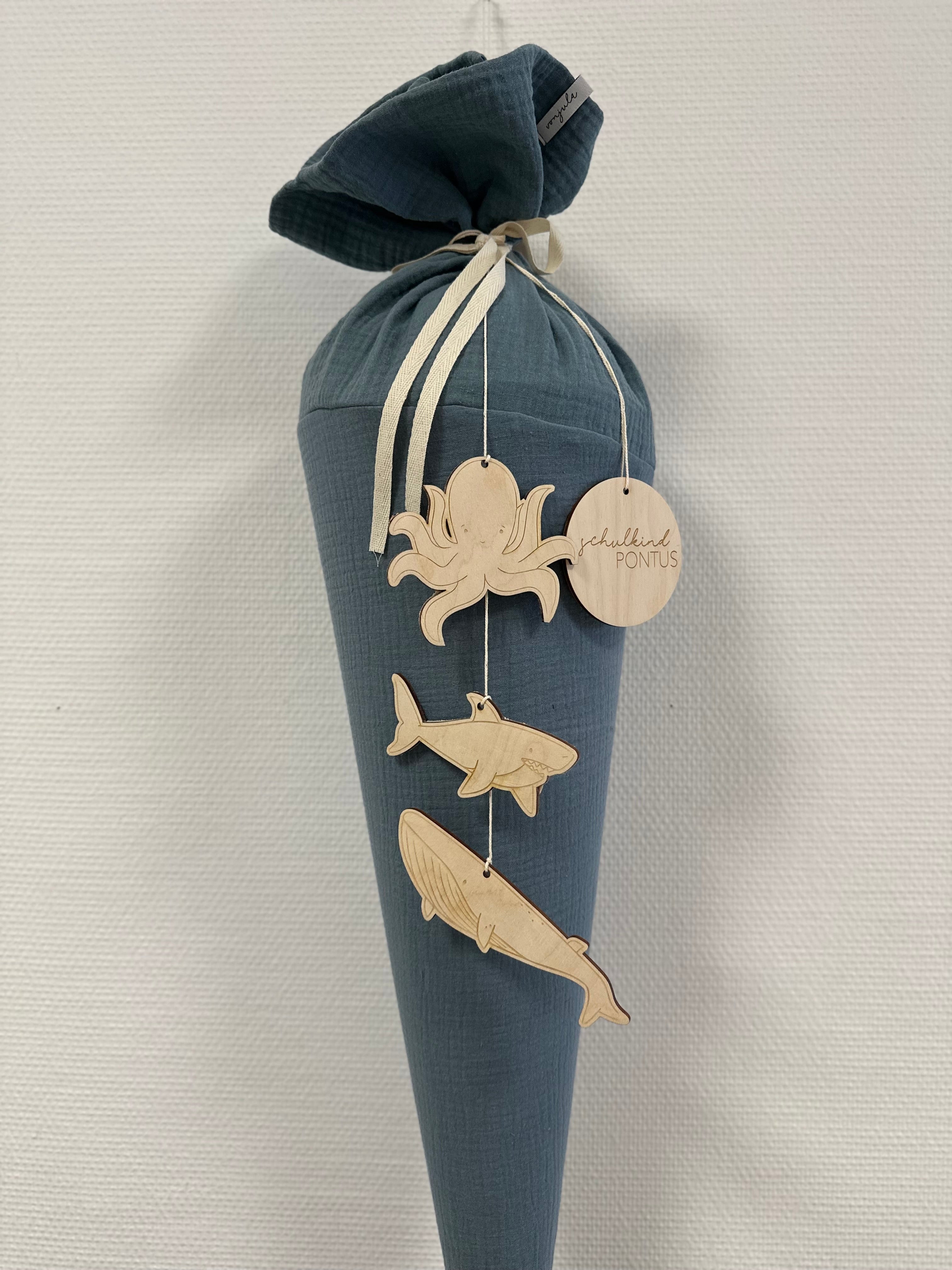 Schultütenanhänger Meerestiere I Schulkind I Anhänger I Einschulung