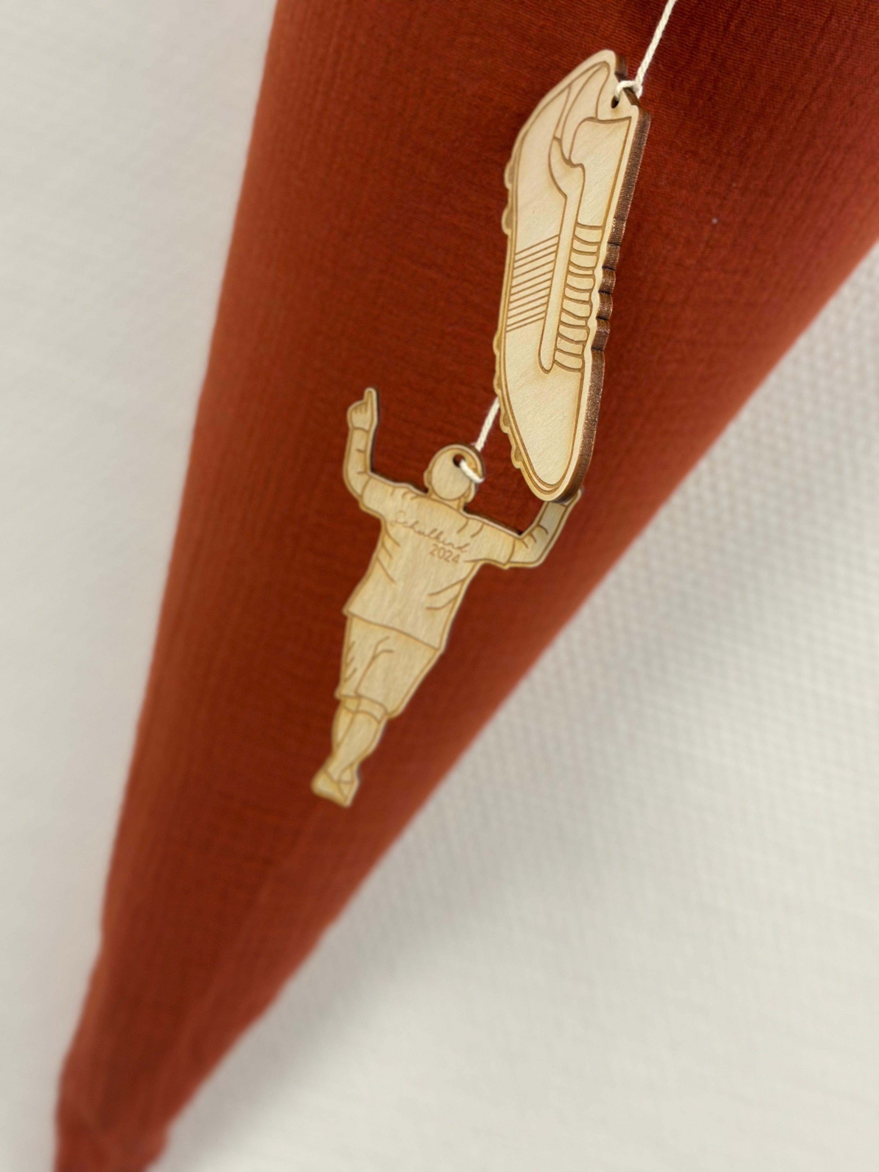 Schultütenanhänger Fußball I Schulkind I Anhänger I Einschulung