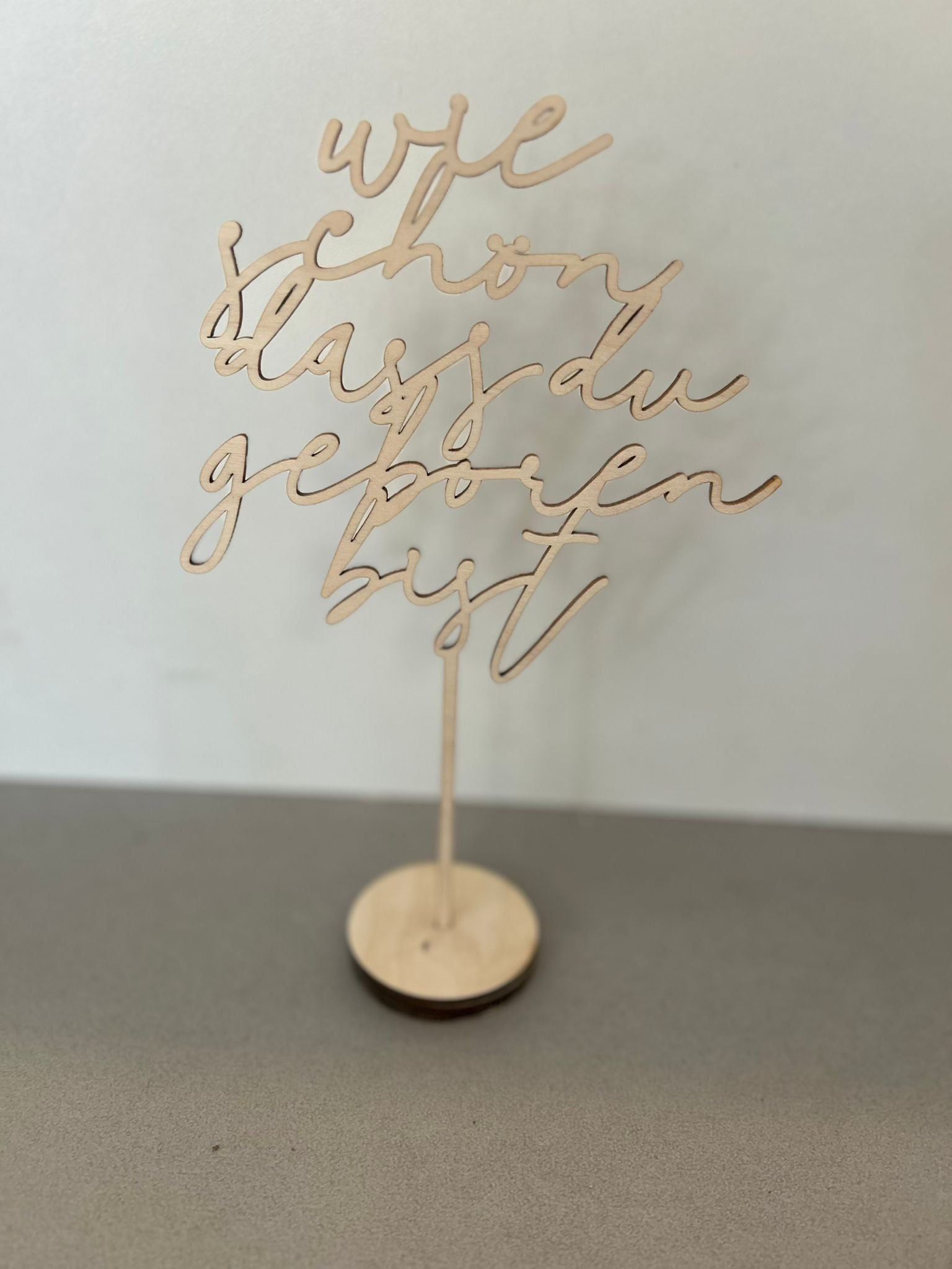 Caketopperständer aus Holz