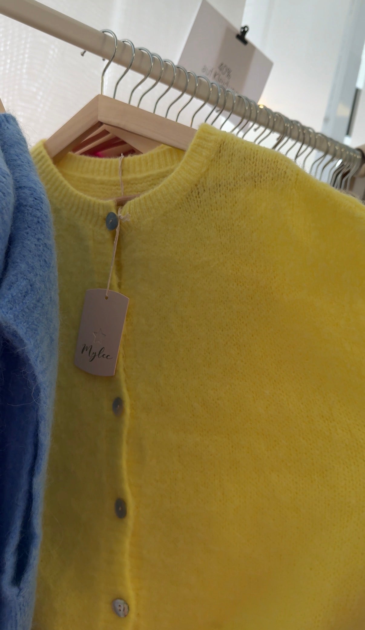 Ärmellose Weste Gelb