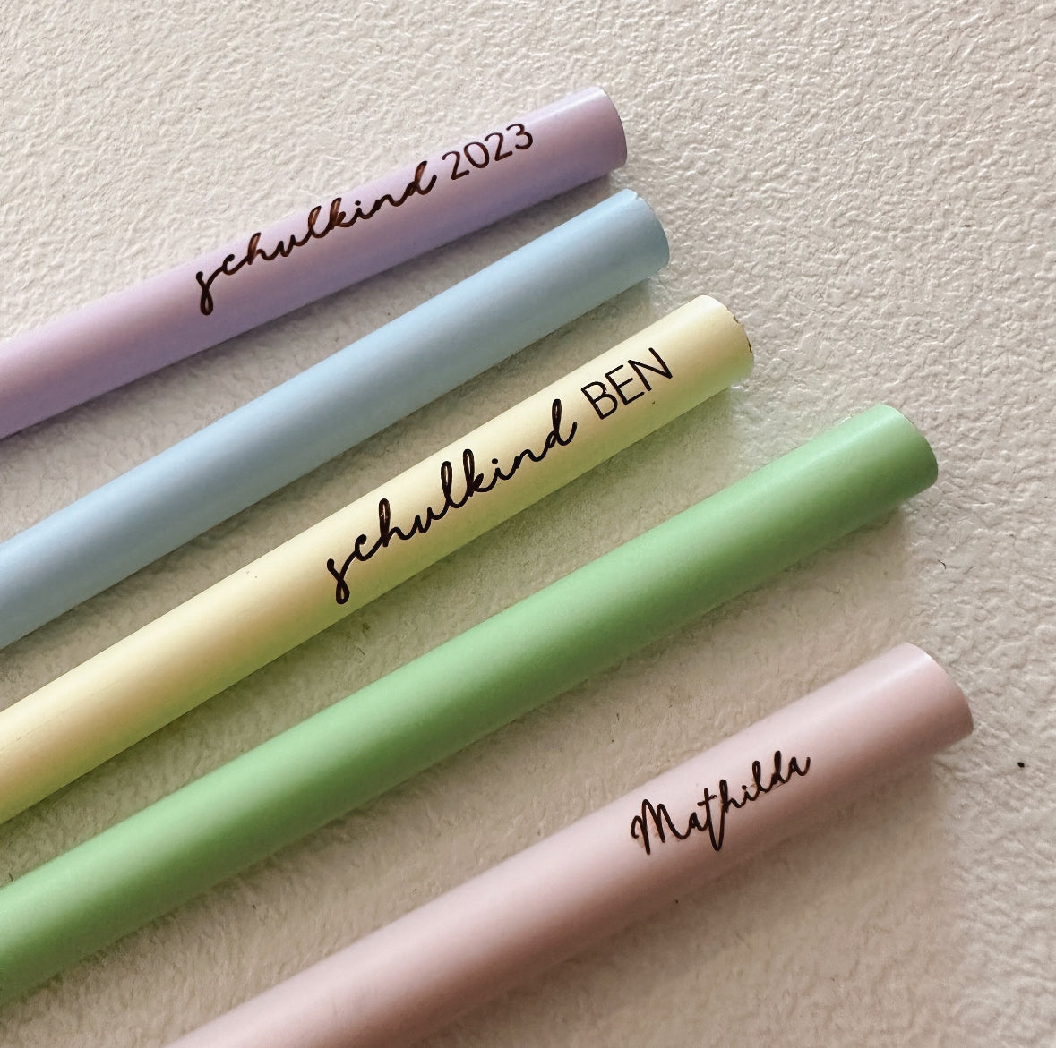 Personalisierter Bleistift Schulkind Einschulung | Schulkind 2025 | Geschenk Schulstart I Schultüte Schulstart