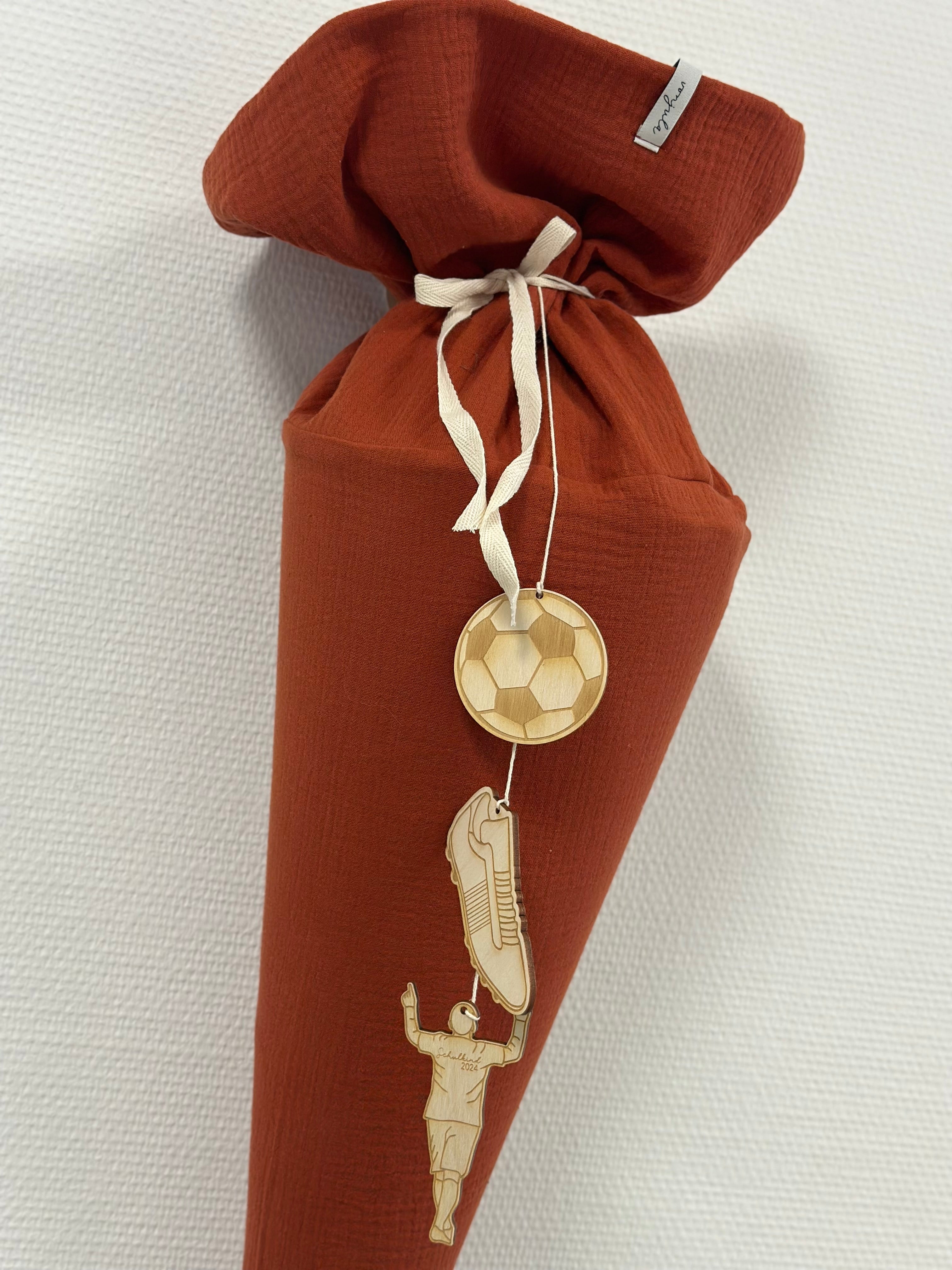 Schultütenanhänger Fußball I Schulkind I Anhänger I Einschulung