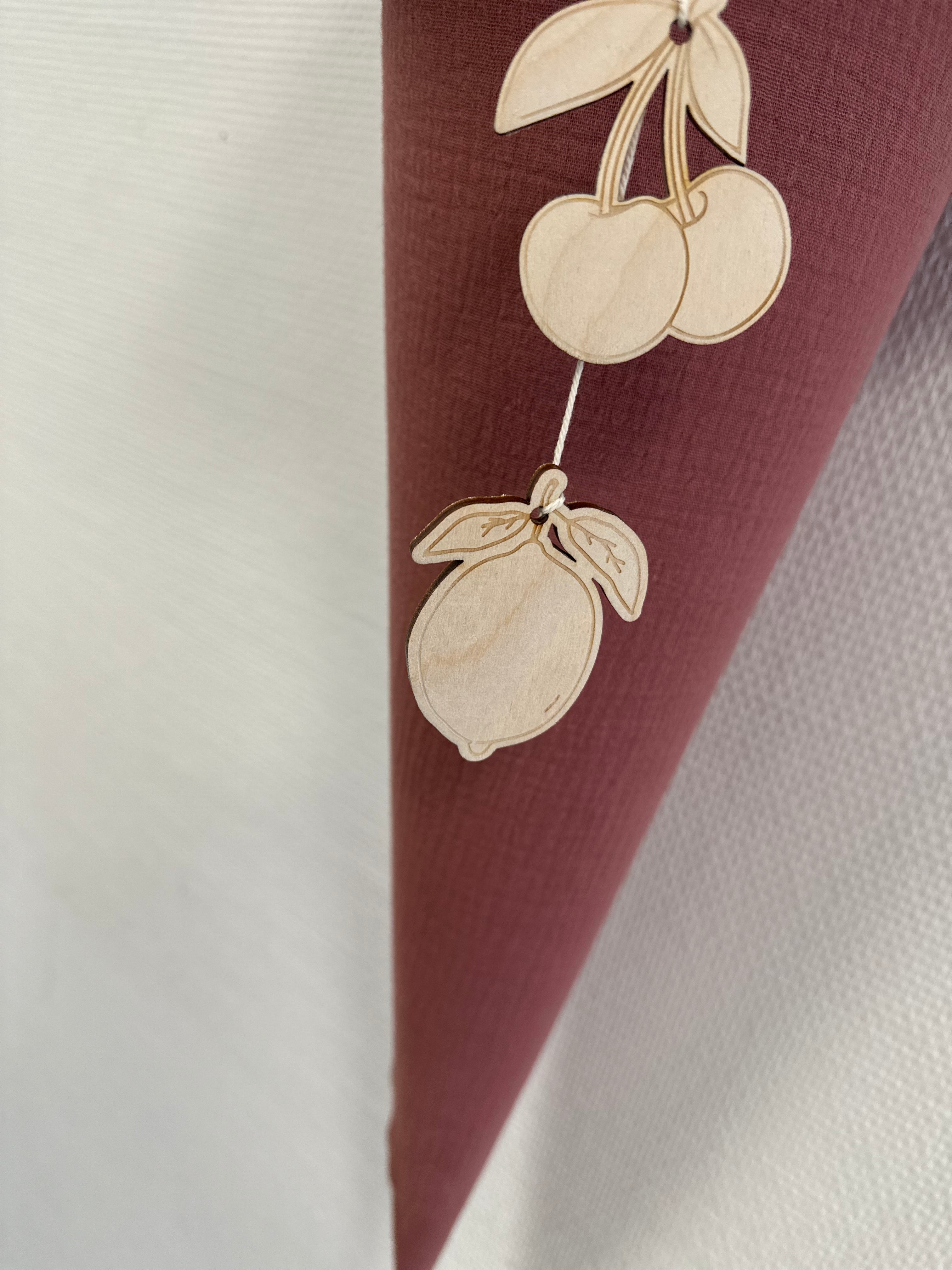 Schultütenanhänger Obst I Schulkind I Anhänger I Einschulung