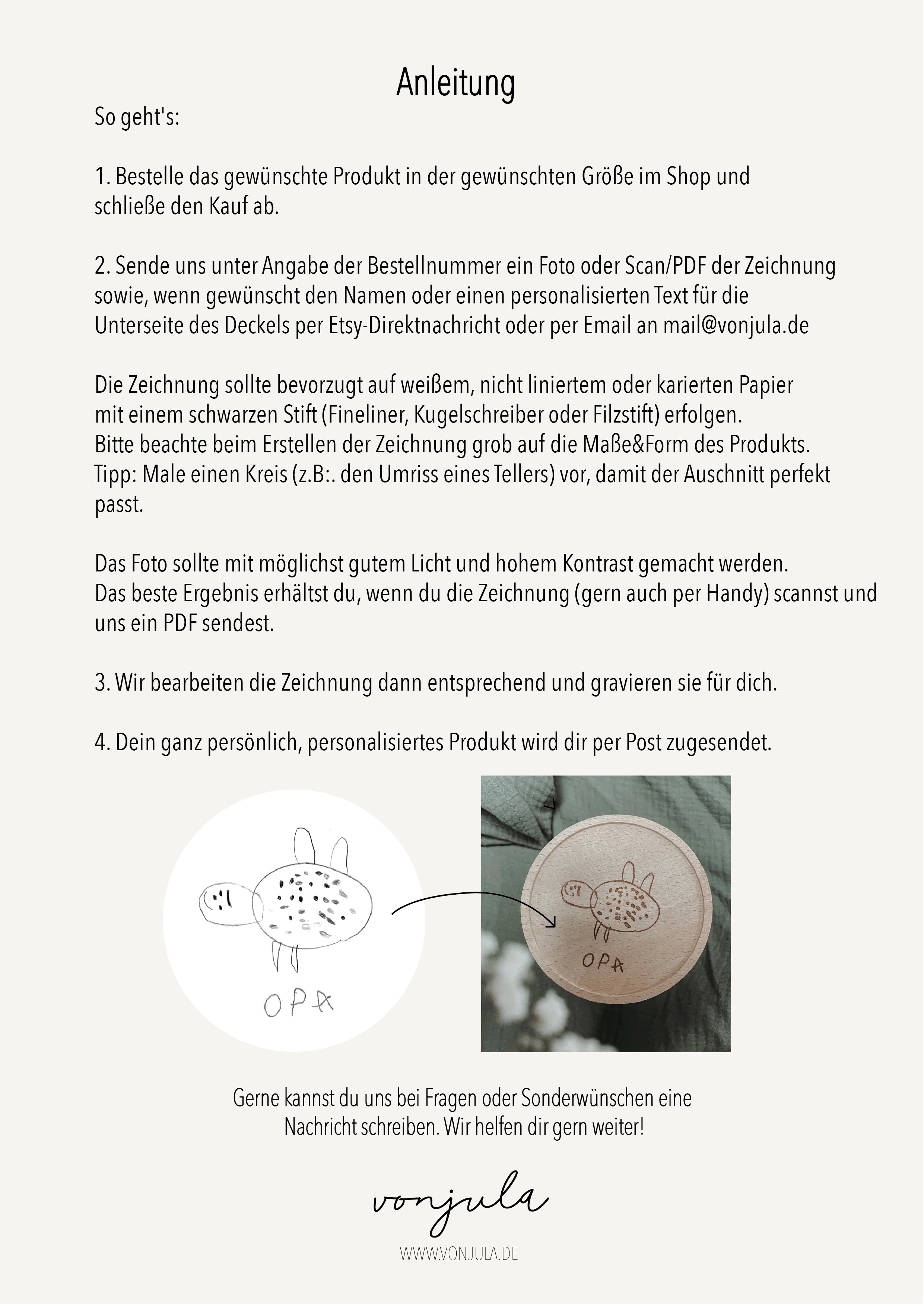 Vorratsglas mit eigener Zeichnung Keksdose Personalisiert