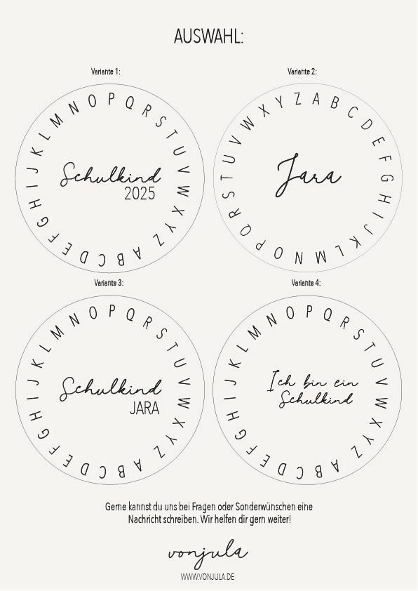 Vorratsglas Personalisiert Schulkind ABC I Geschenk Einschulung