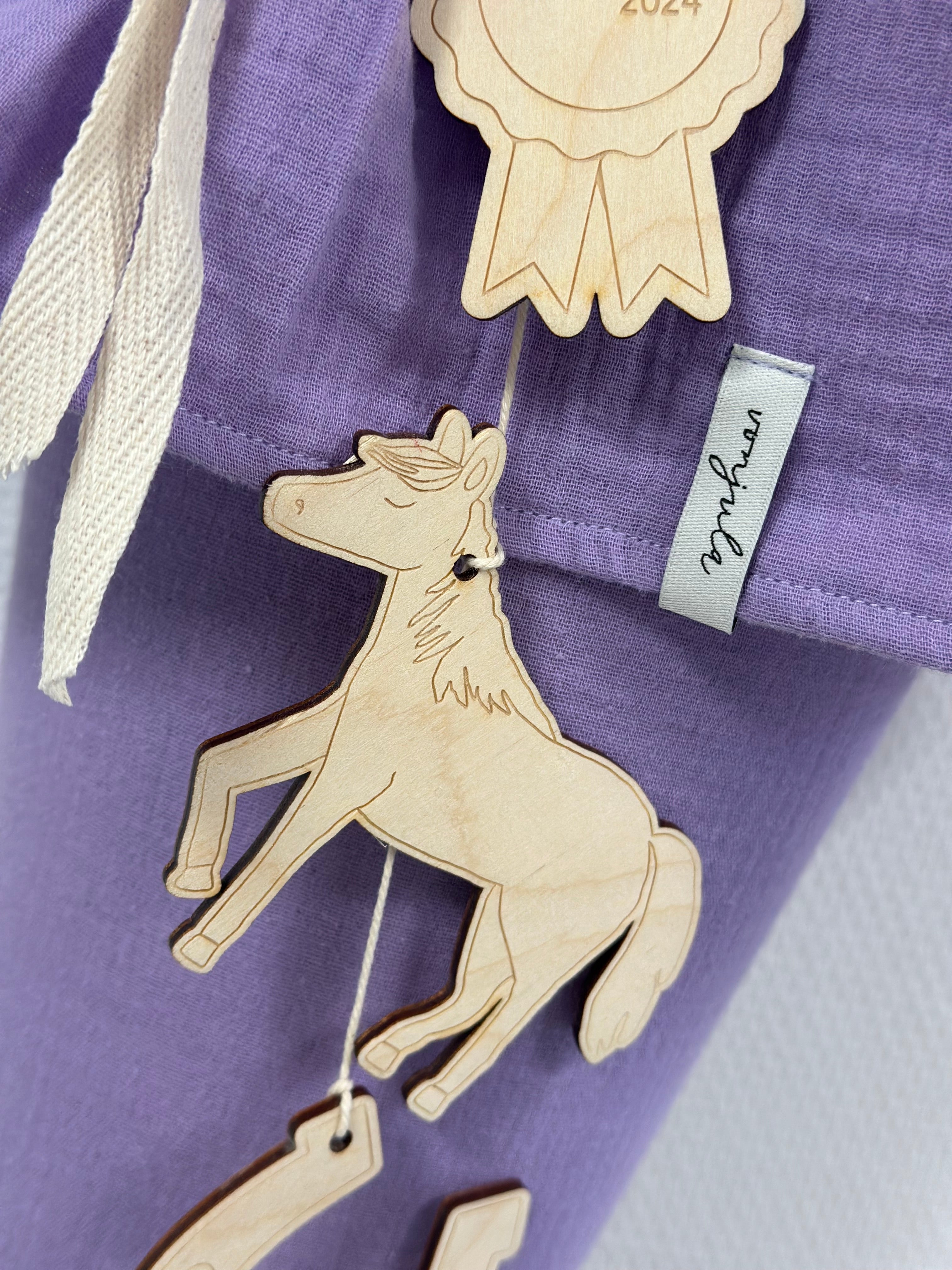 Schultütenanhänger Pferd I Schulkind I Anhänger I Einschulung