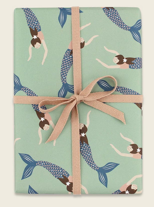 Geschenkpapier Meerjungfrau