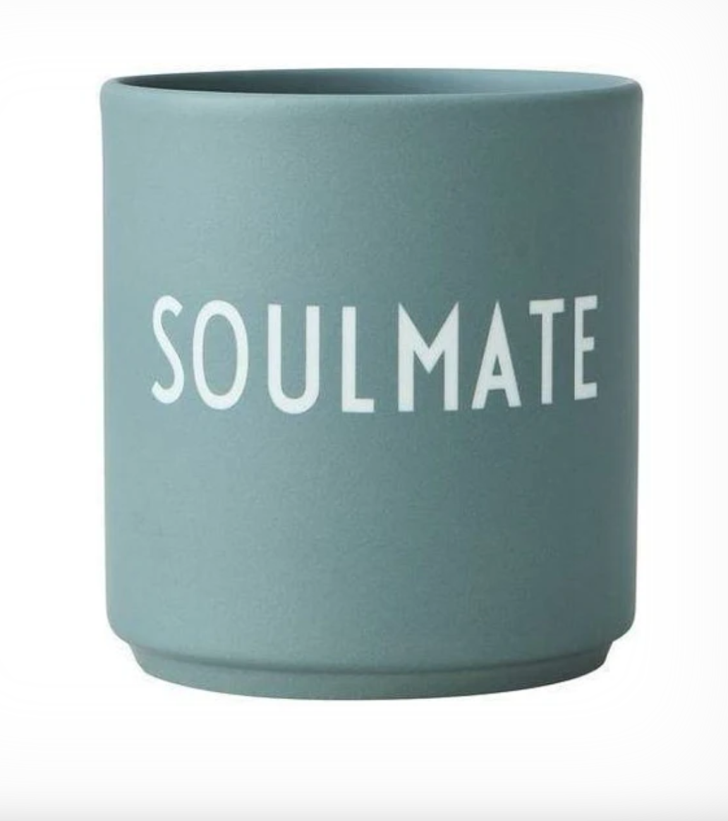 Becher SOULMATE Mint Design Letters