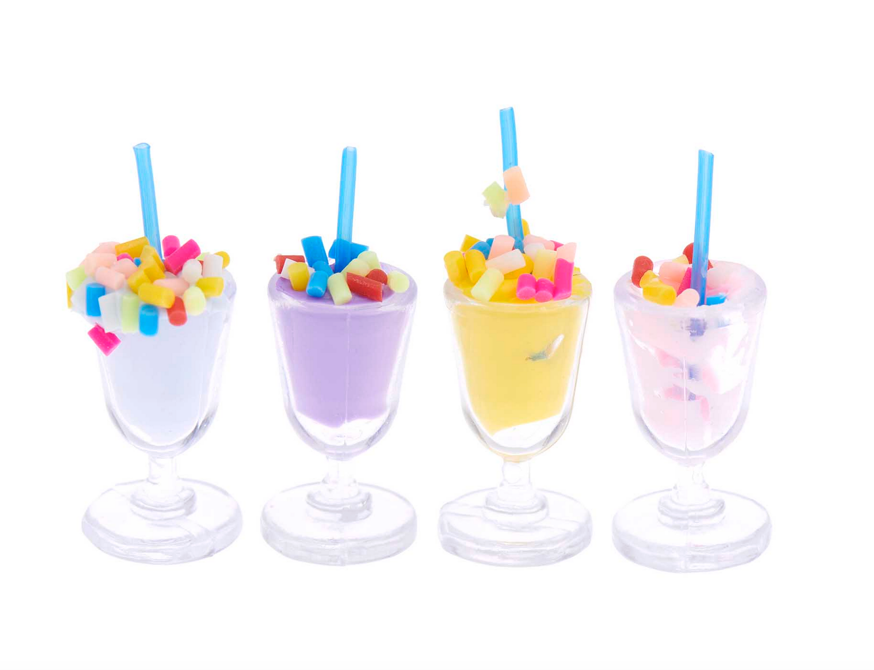 Rico Design Miniatur Milchshakes 4 Stück