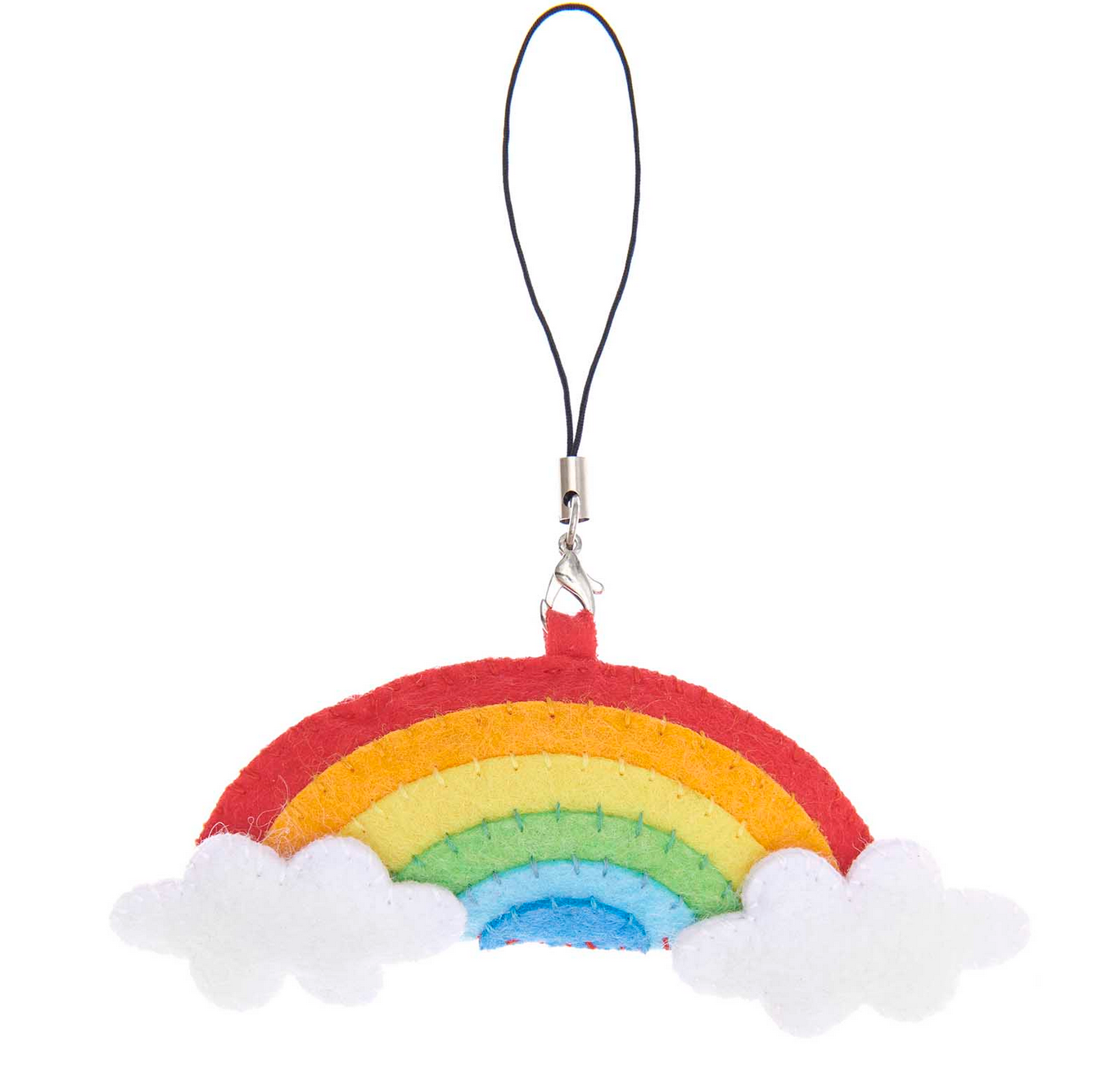 Rico Design Bastelset Filz Regenbogen-Anhänger