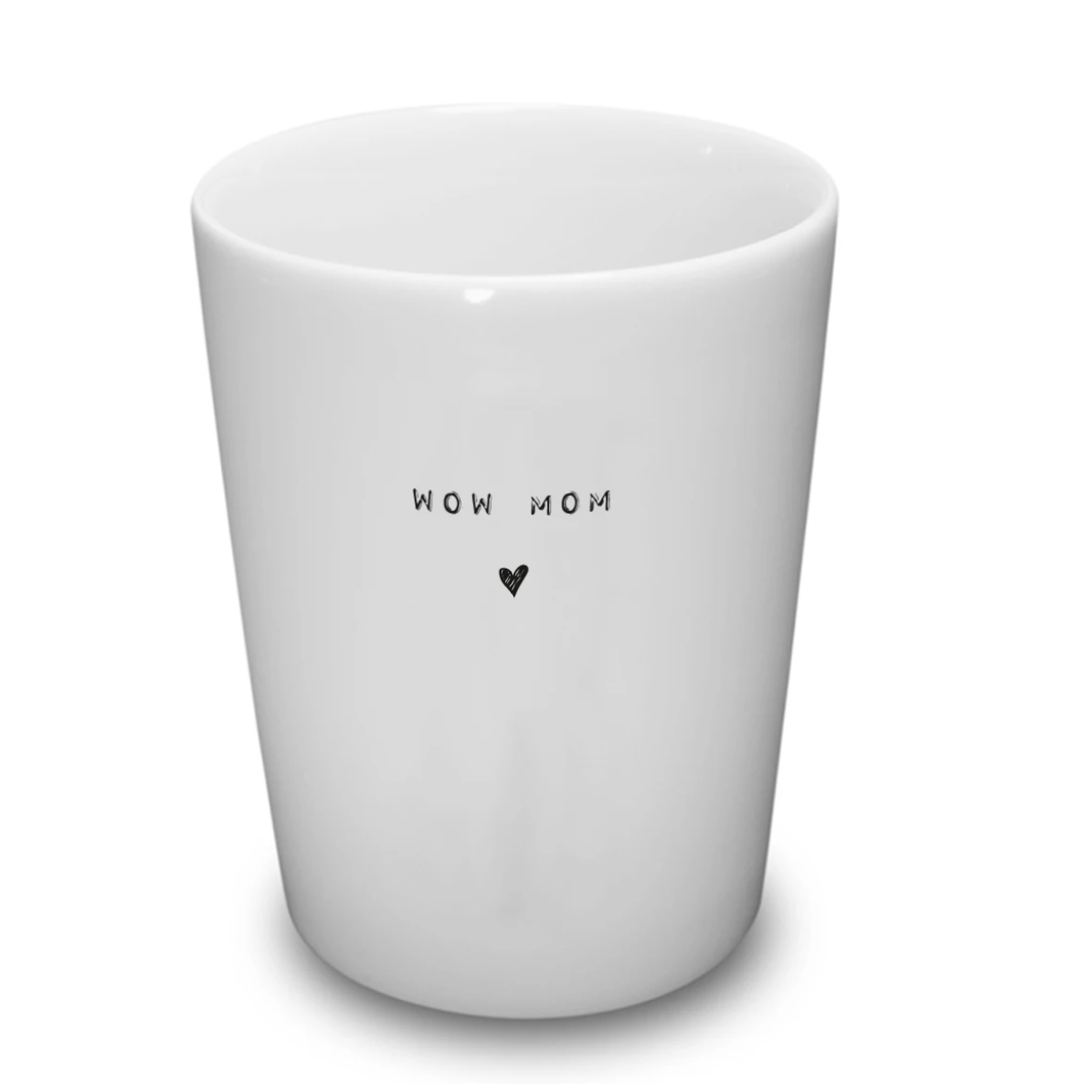 Becher 'Wow Mom' Goldscherben