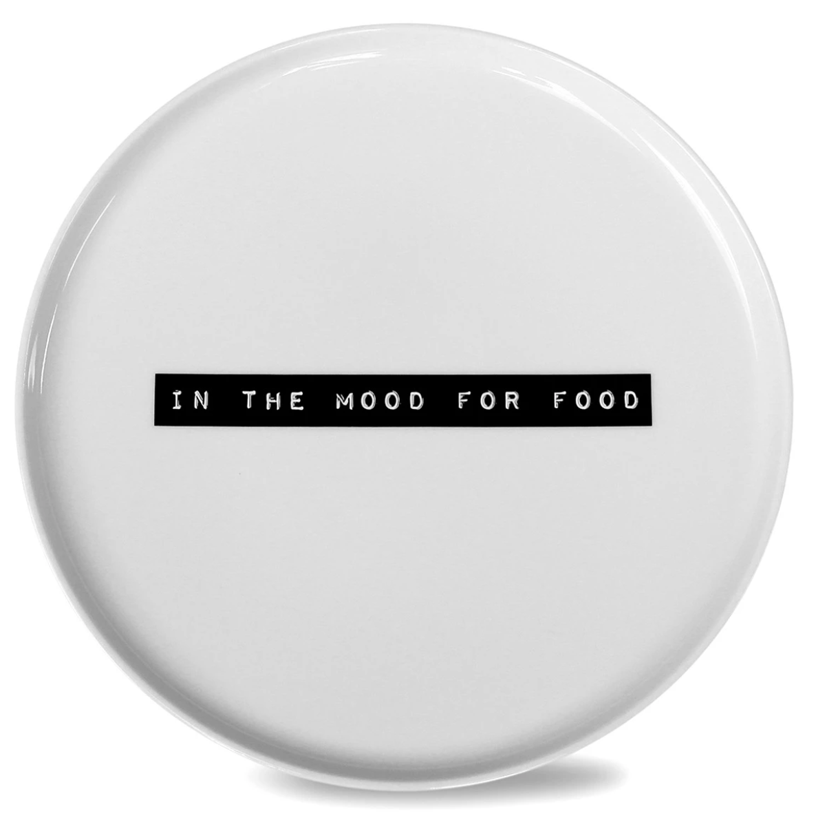 Teller 'In the mood for food' Goldscherben