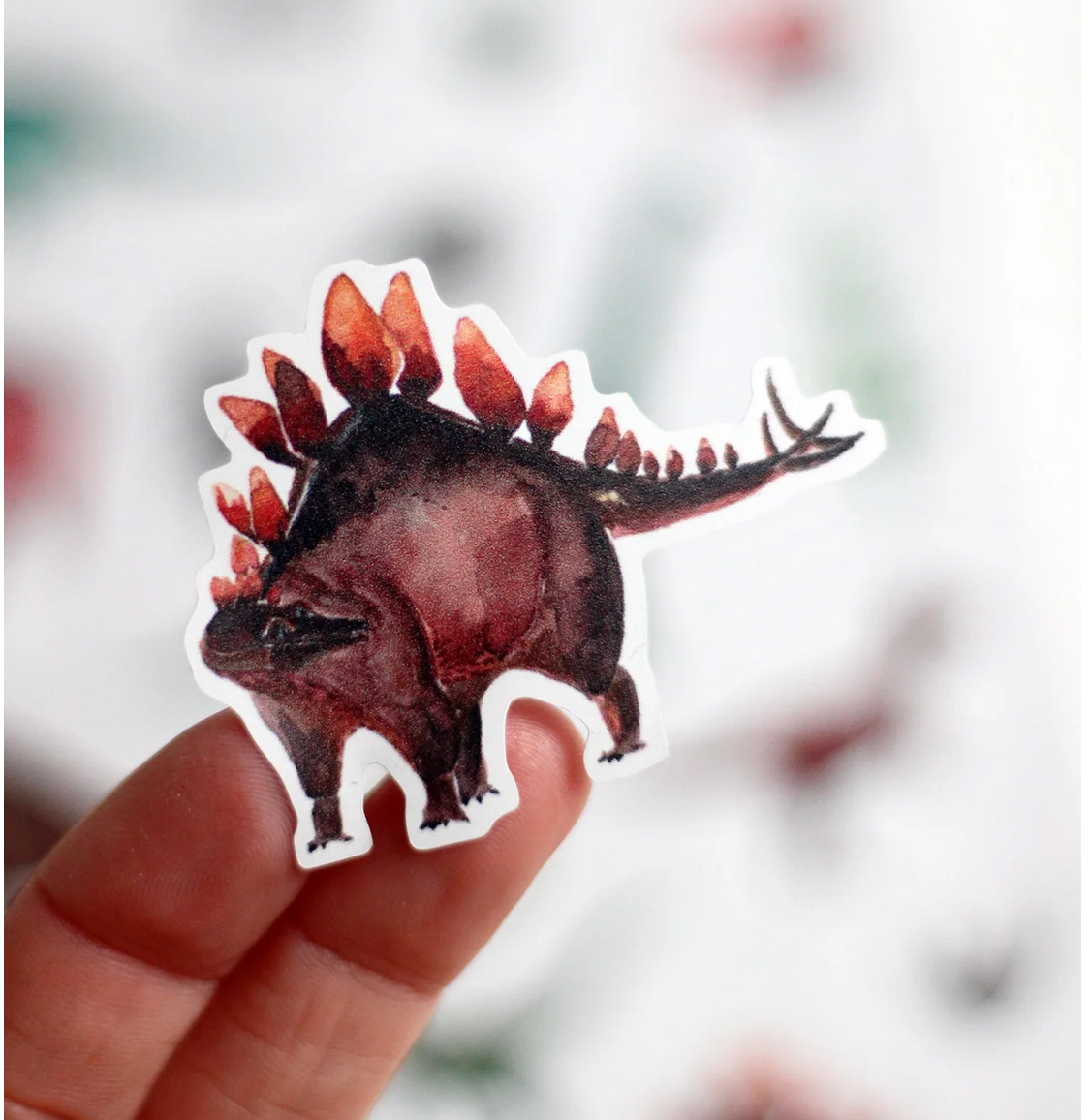 Spülmaschinenfeste Sticker "Dinosaurier" - Halfbird