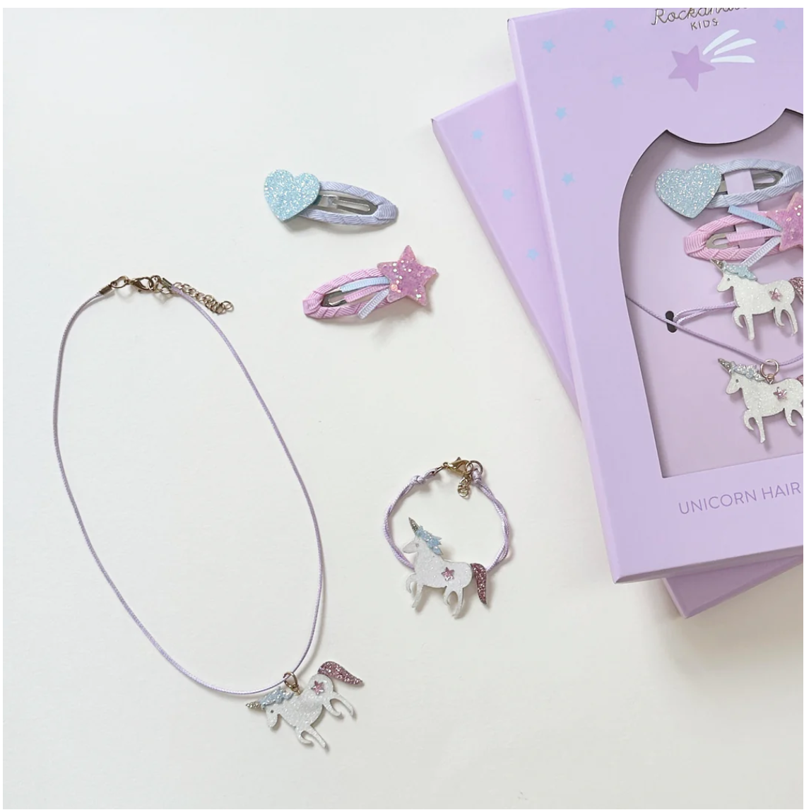 Unicorn Hair & Jewellery Set Rockahula