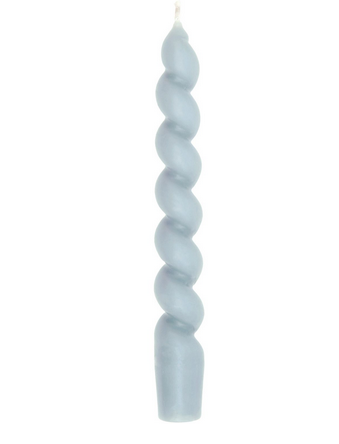 Spiral Kerze 2,4x18,5cm Soft grau - Rico