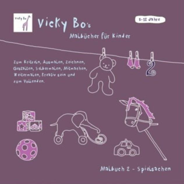 Vicky Bo’s Malbuch 2 - Spielsachen