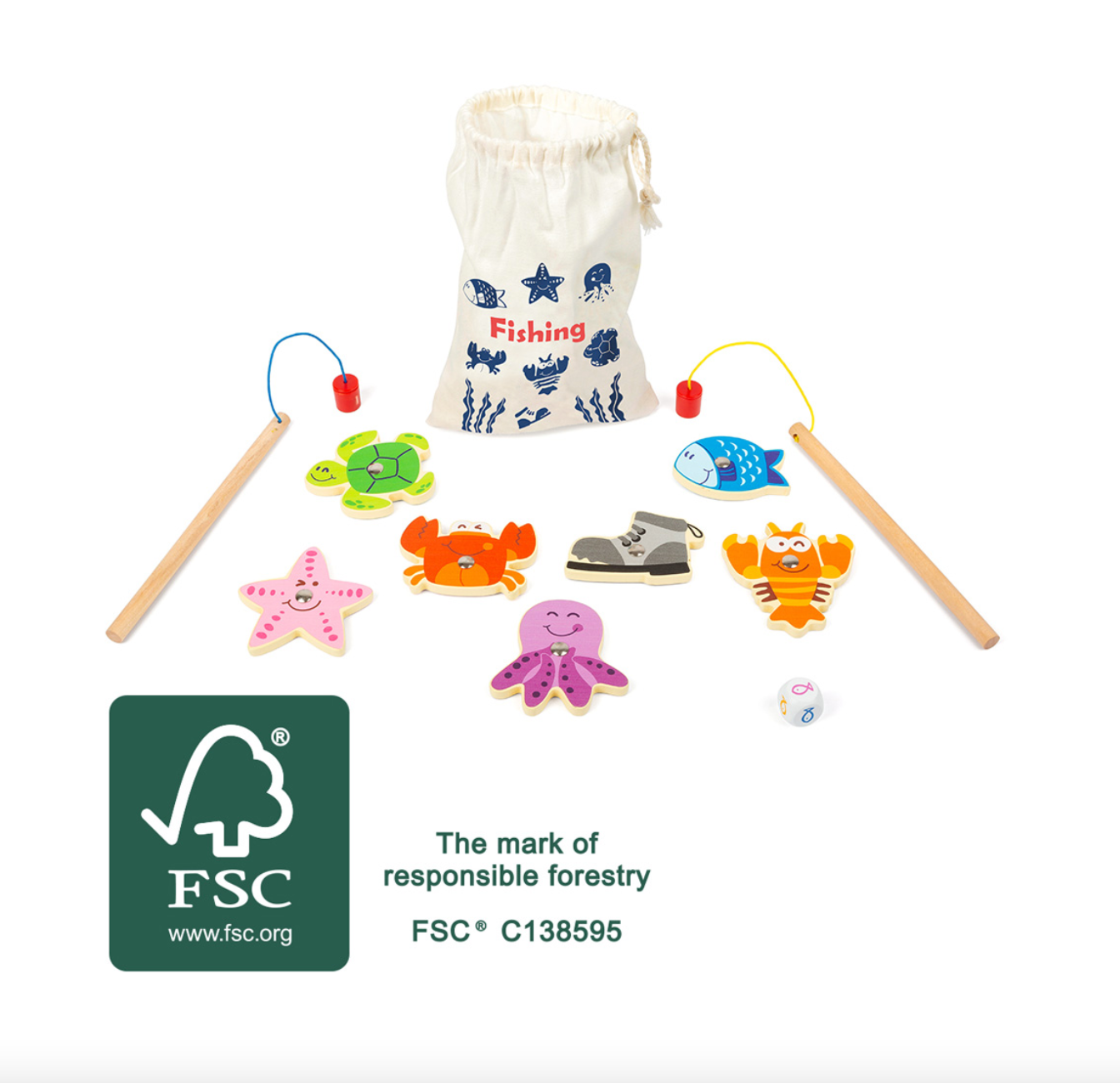 Fische angeln Reisespiel Smallfoot