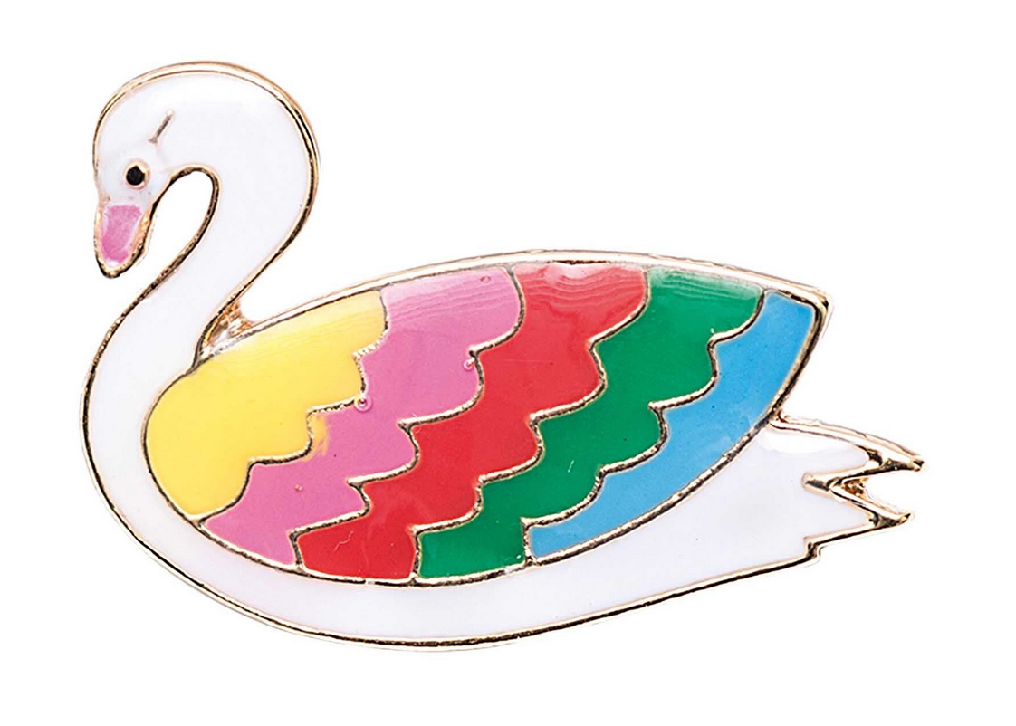 Pin Schwan 27x21mm Rico Design