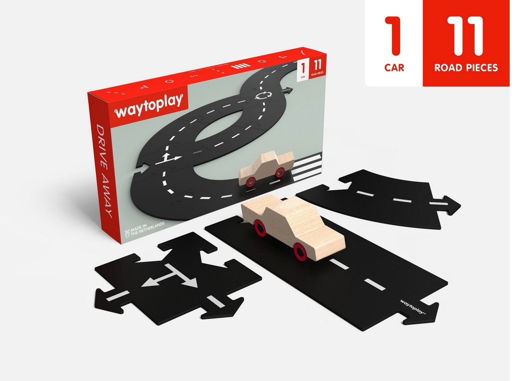 Waytoplay 11 Teilig + Auto 'Drive away'