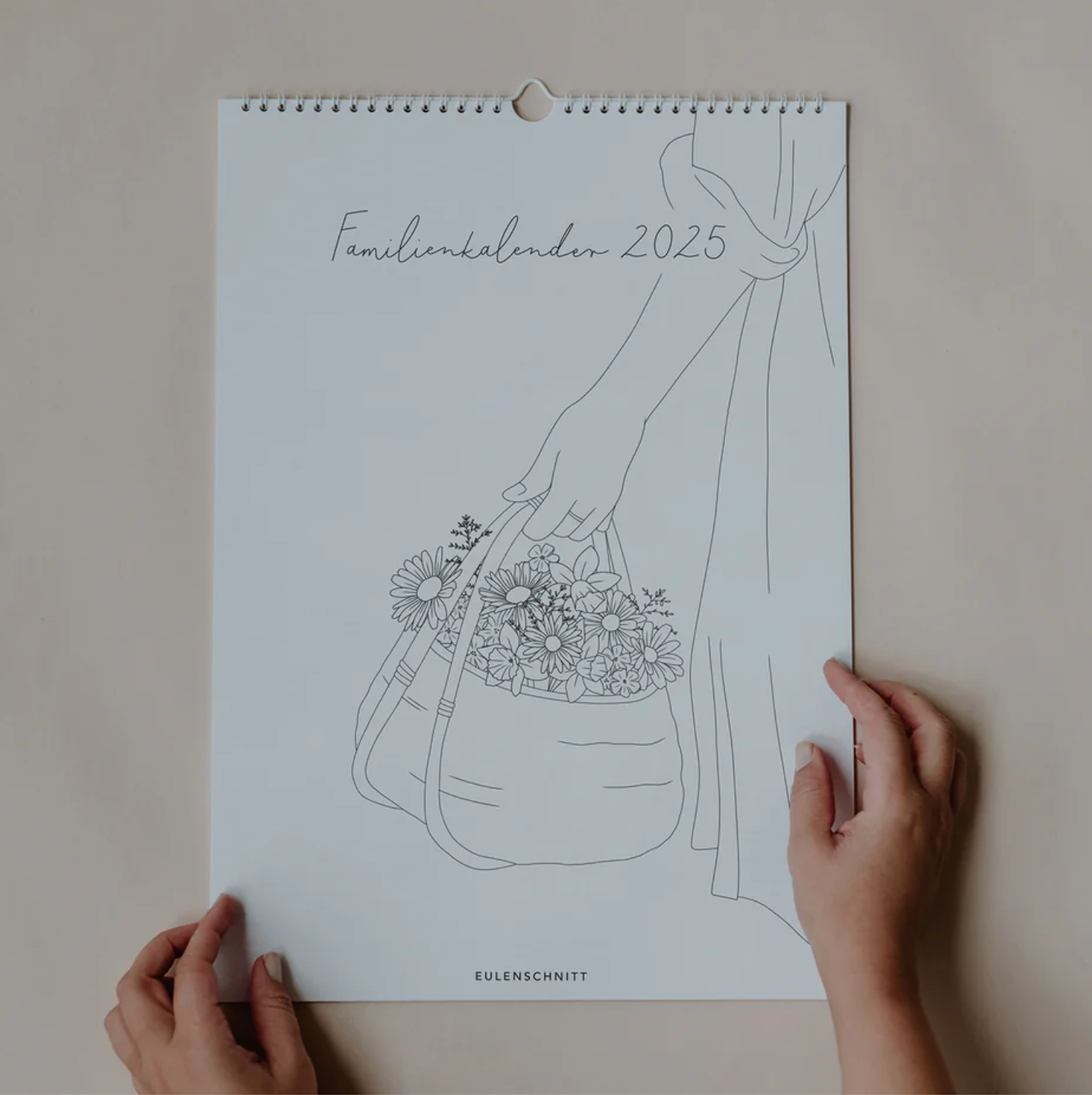 Familienkalender 2025 Eulenschnitt