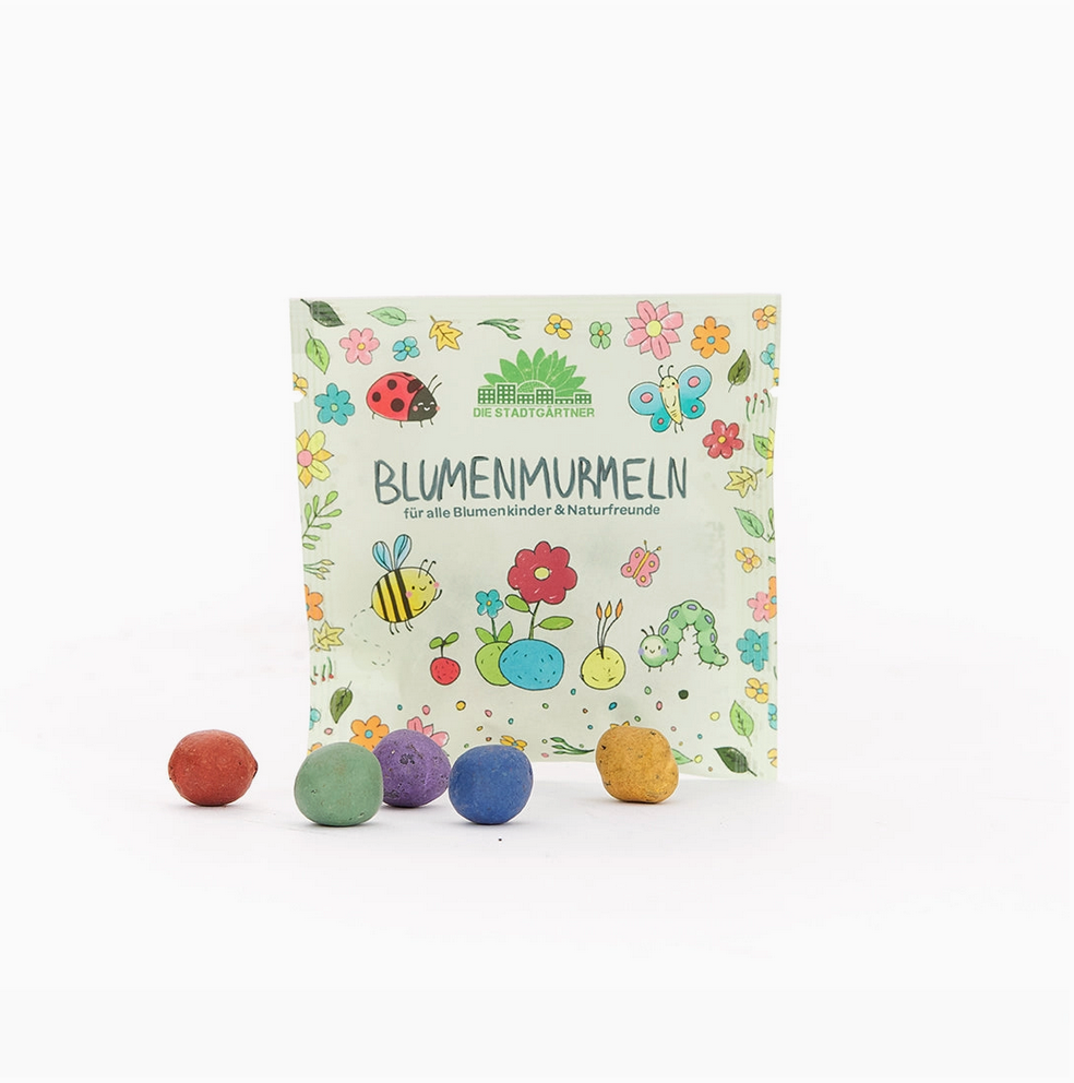 5 Blumenmurmel im Tütchen