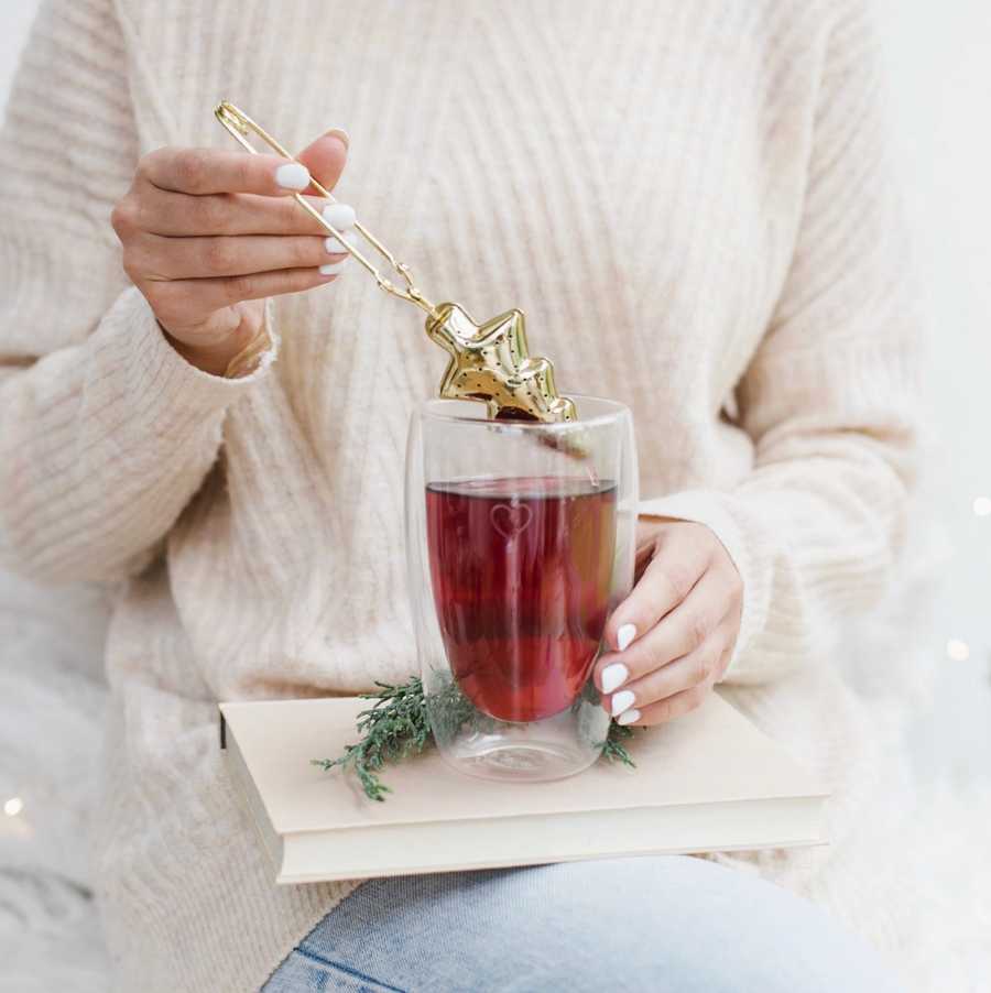 Teesieb Christbaum Gold Bake Affair