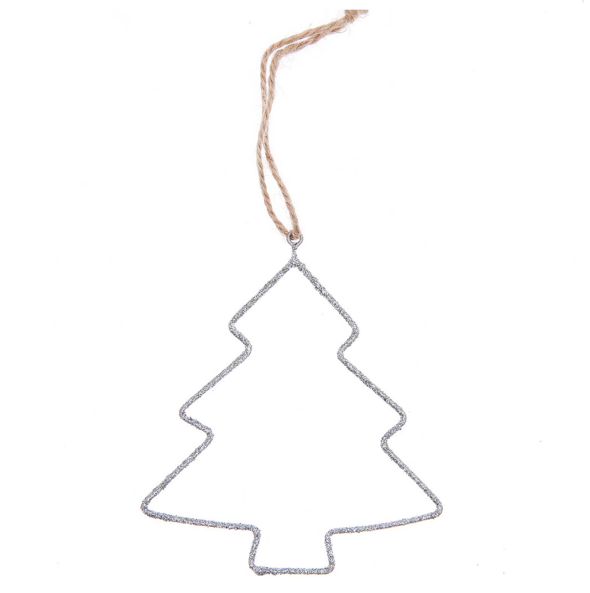 Hänger Tannenbaum Glitter silber Rico Design