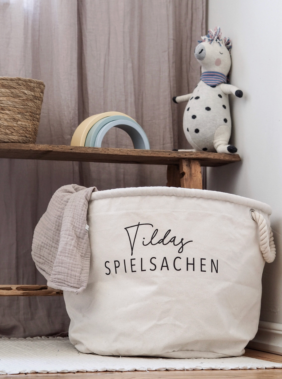 Personalisierter Aufbewahrungskorb I Personalisierte Kinderzimmerdekoration  I Personalisierte Aufbewahrung fr Spielzeug
