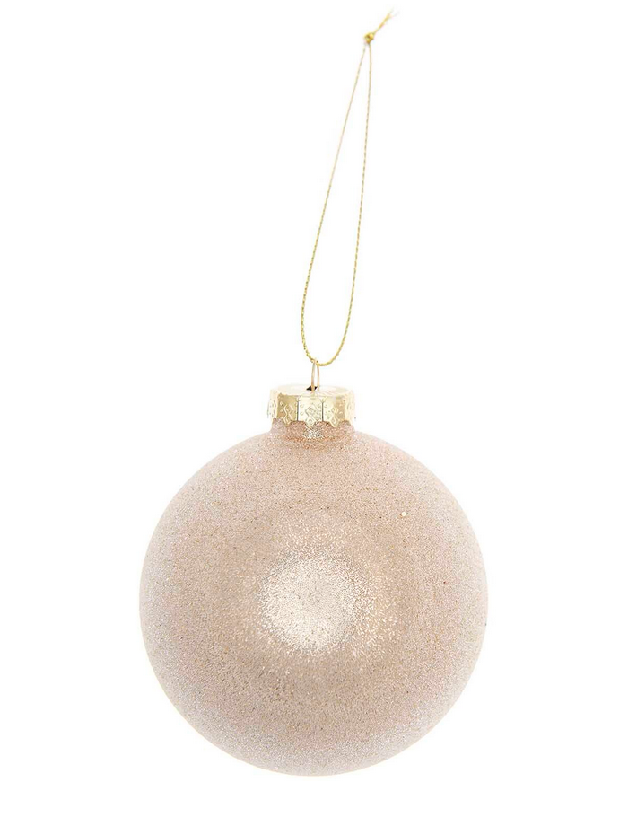 Glaskugel Baumschmuck gold 8cm - Rico Design