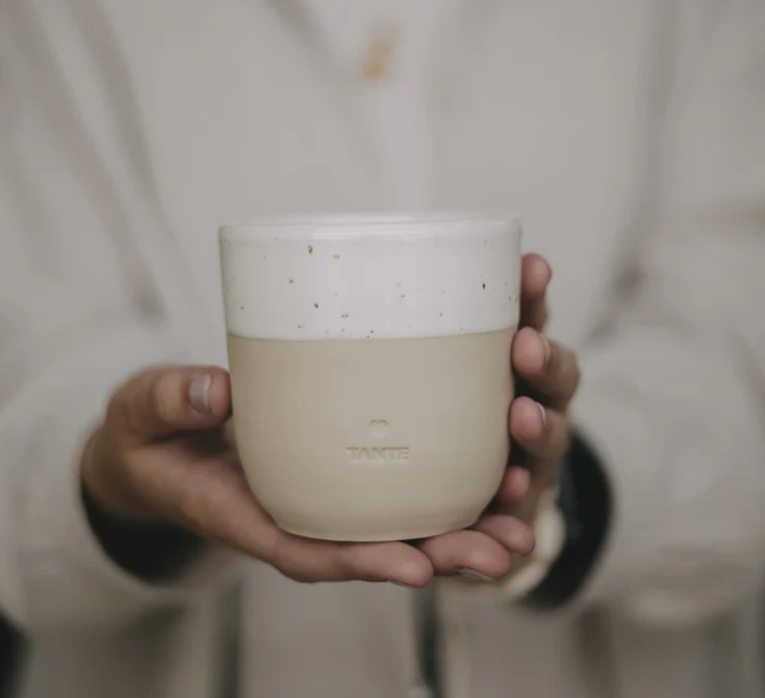 Becher Tante Eulenschnitt