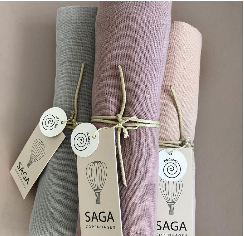 Saga Copenhagen Musselintuch, Mulltuch in Bio-Baumwolle, 70 x 70 cm