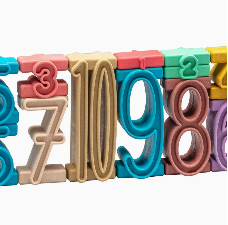 Stapelzahlen in Montessori-Farben (34 Stück) Wissner