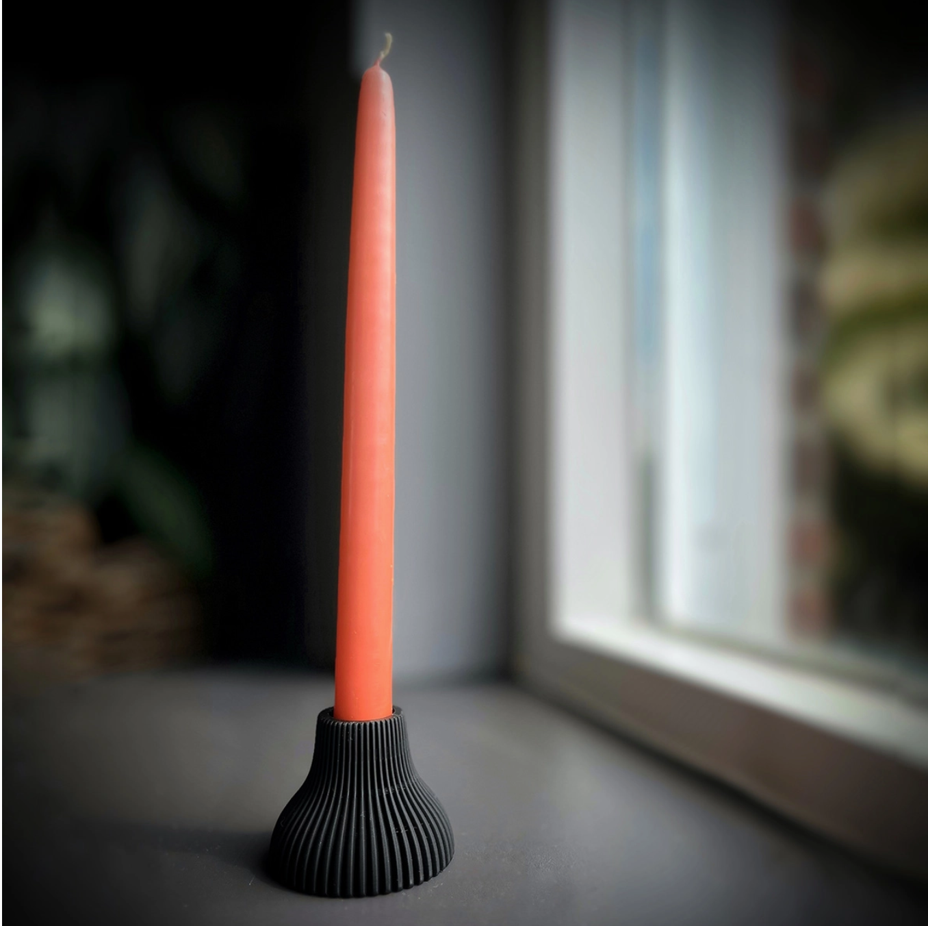 Kerzenhalter schwarz Vrolijke Dag