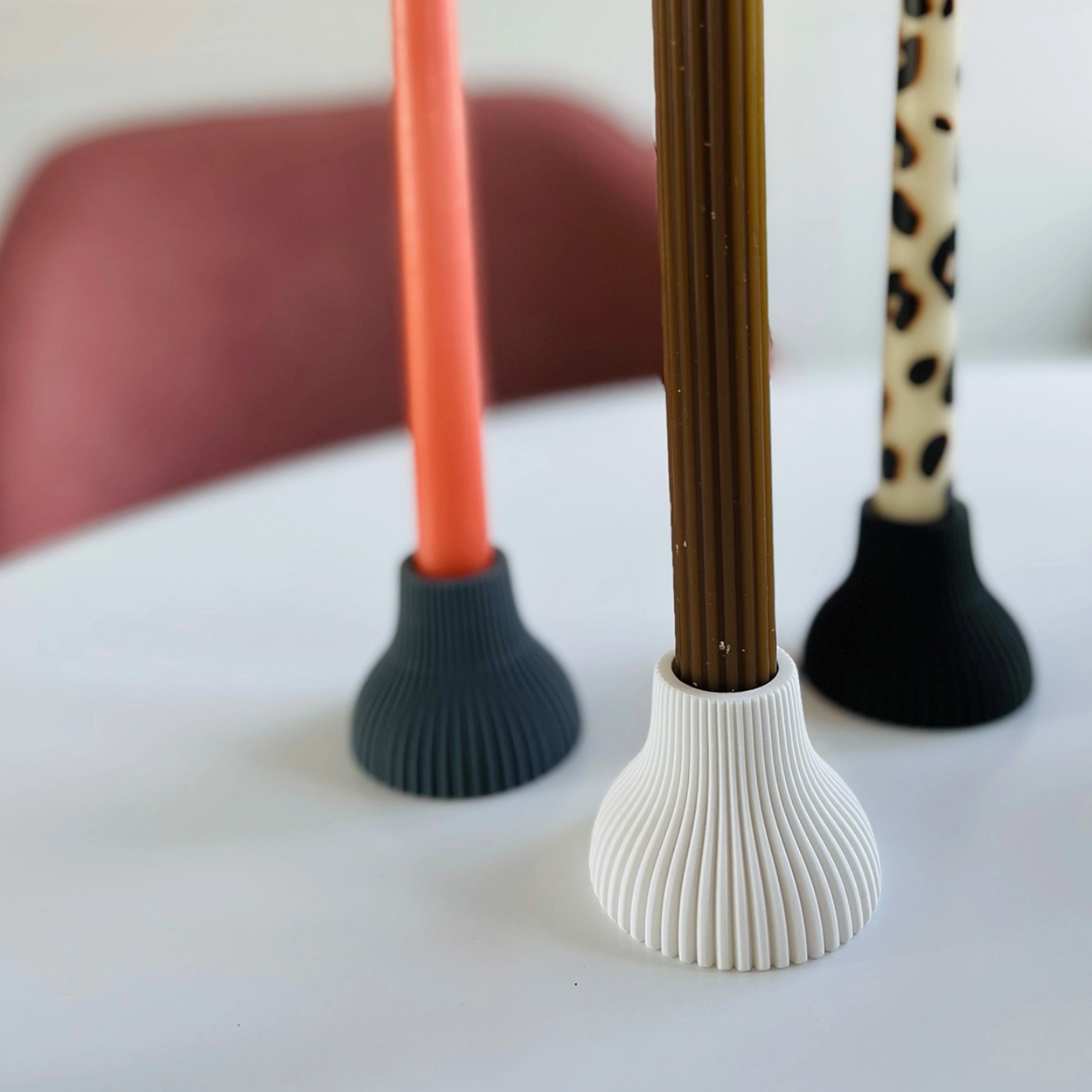 Kerzenhalter schwarz Vrolijke Dag