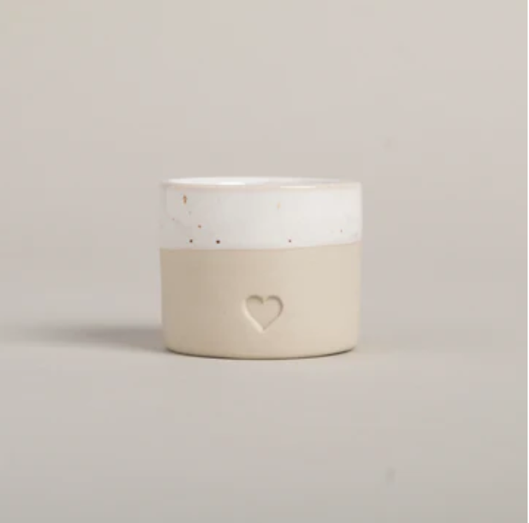 Eierbecher Herz Eulenschnitt