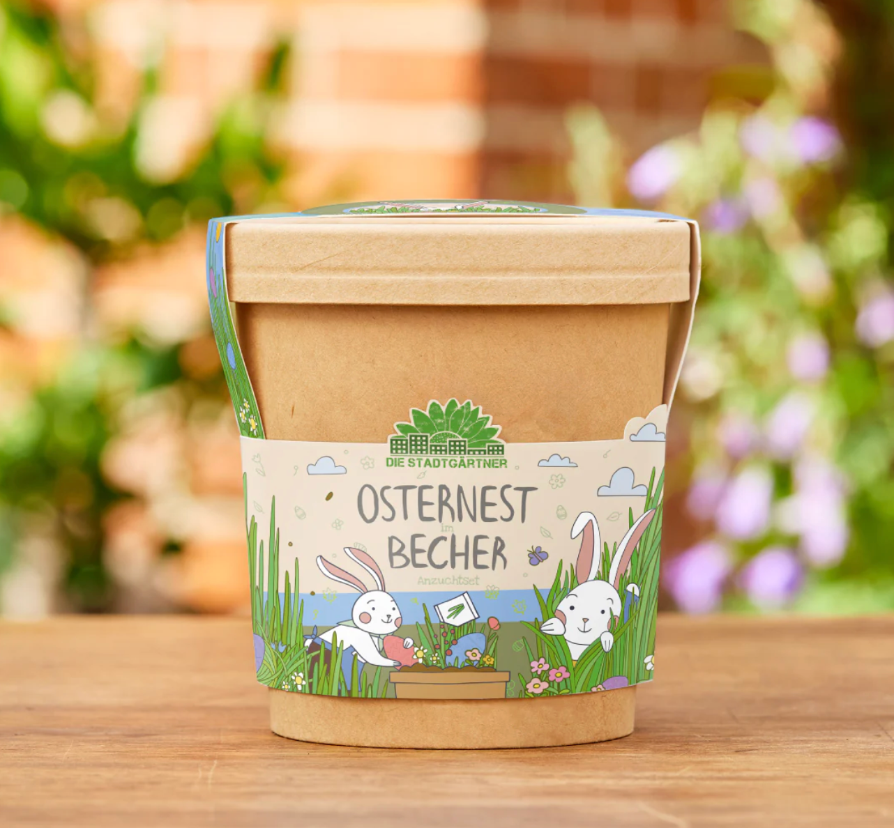 Osternest aus dem Becher