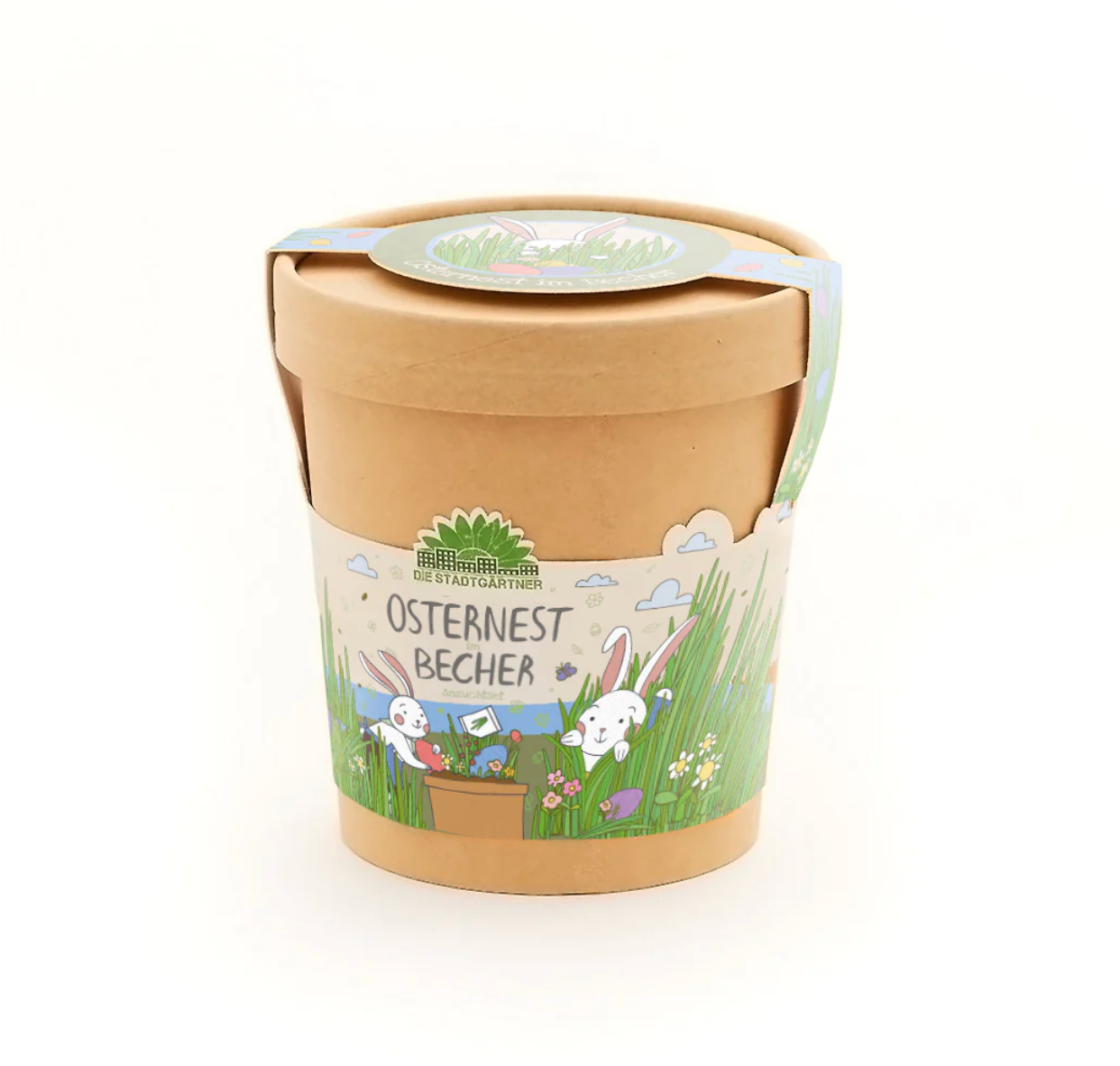 Osternest aus dem Becher