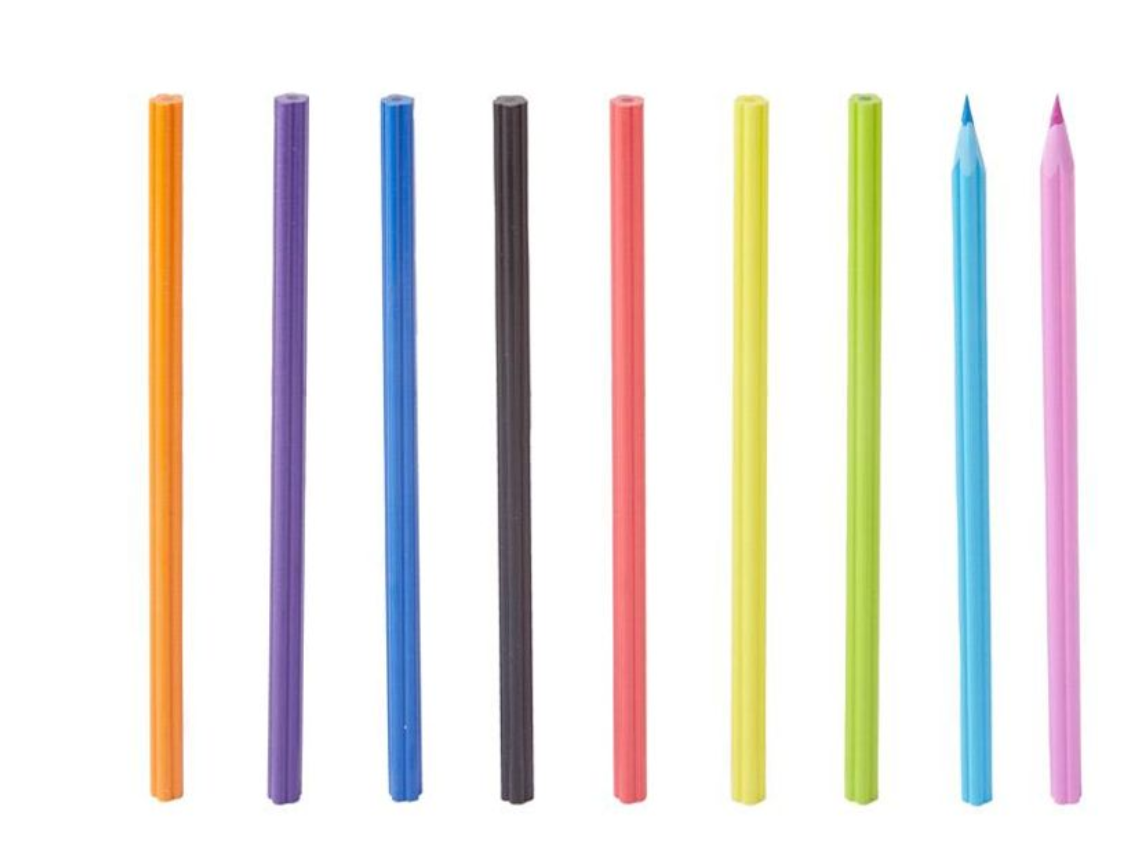 Buntstift-Set mit Spitzer 10-teilig