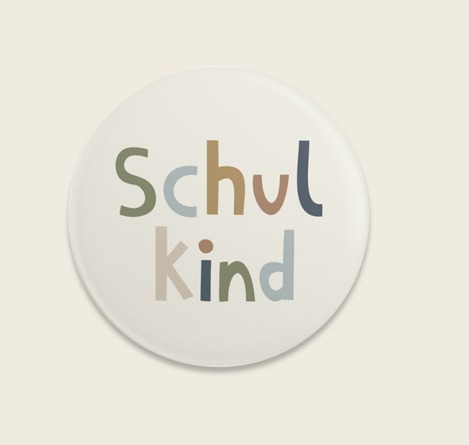 Button “Schulkind” – Nature Kids