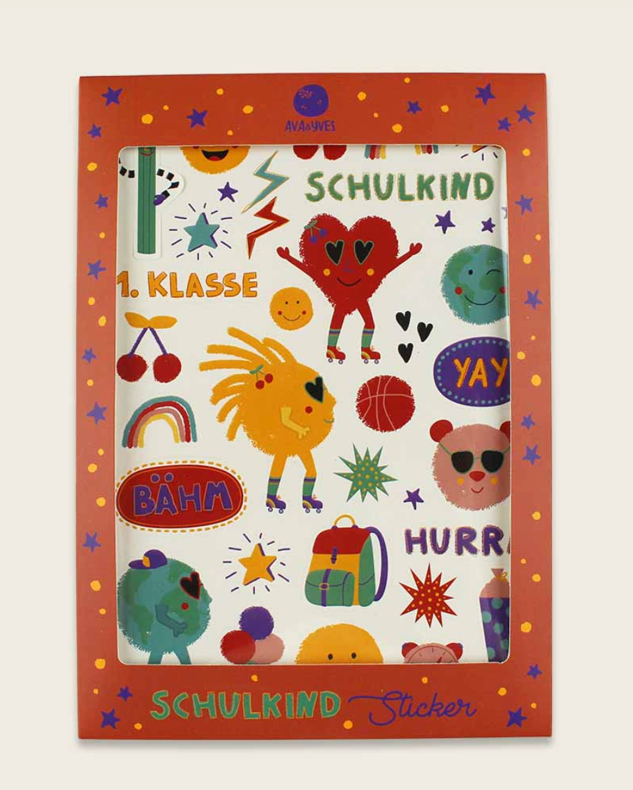 Klebesticker Schulkind – Sunny and Friends