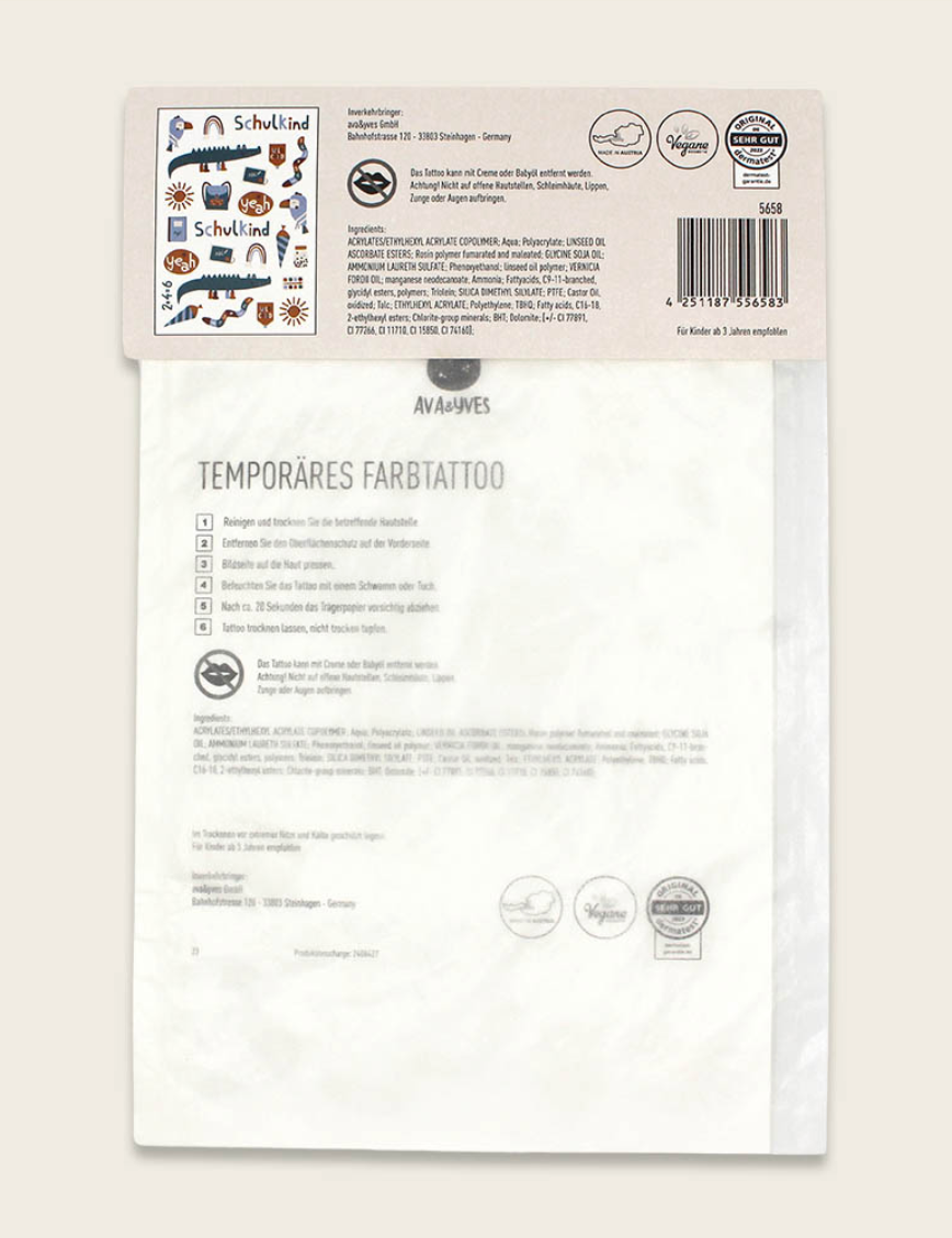Kindertattoo-Set Adventure