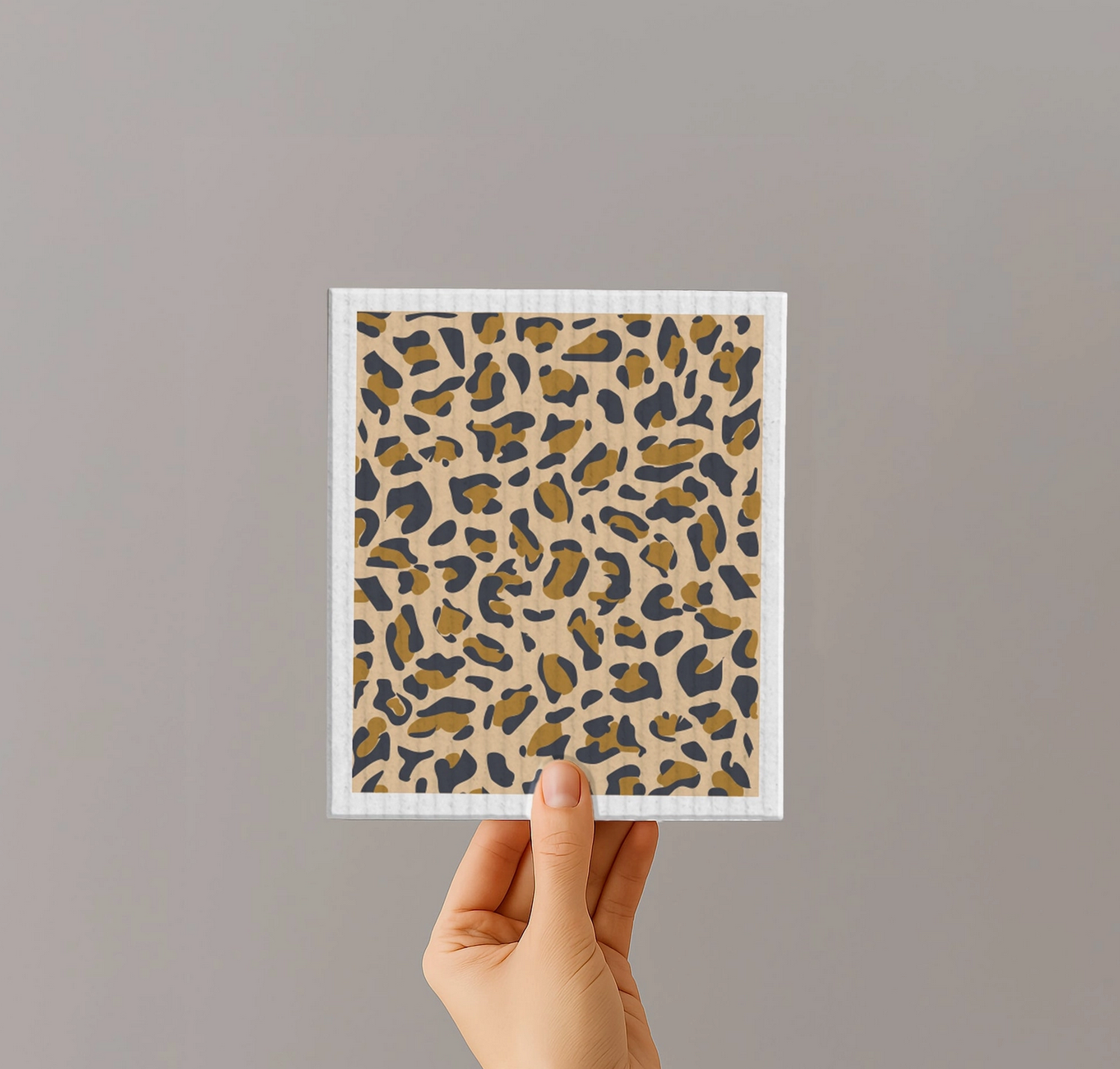 Schwammtuch Leopardenmuster Naturbedacht