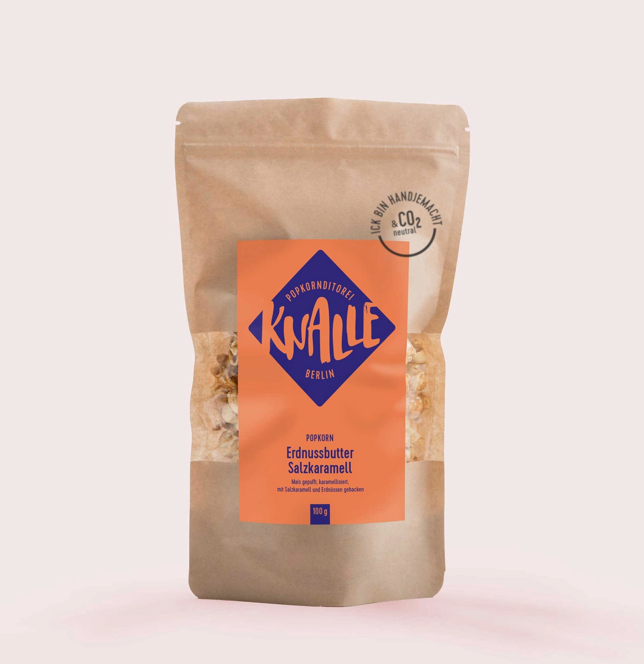 Erdnussbutter Salzkaramell Popcorn
