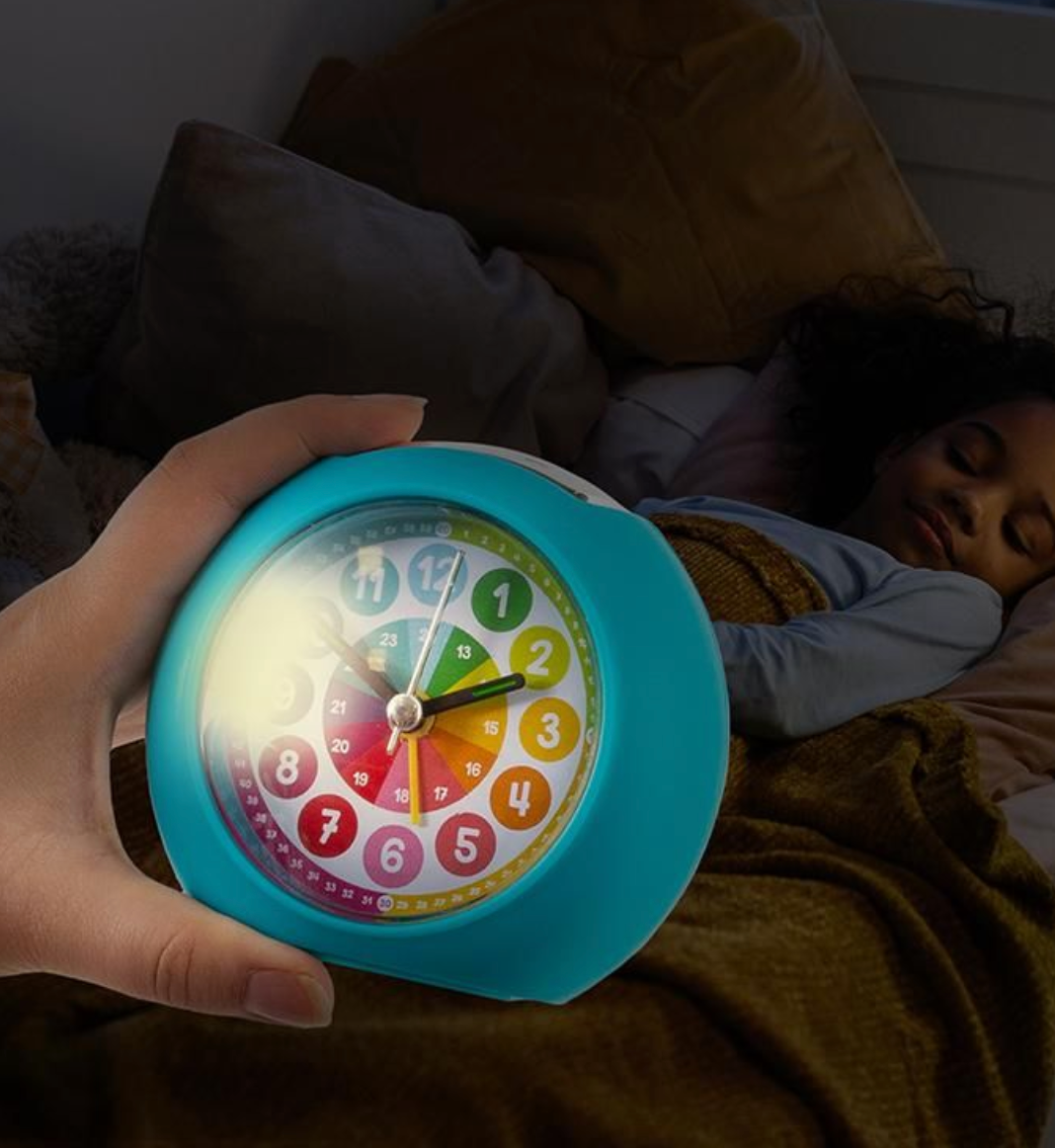 Kinderwecker Lernwecker mit Licht 3 Farben, Trendhaus