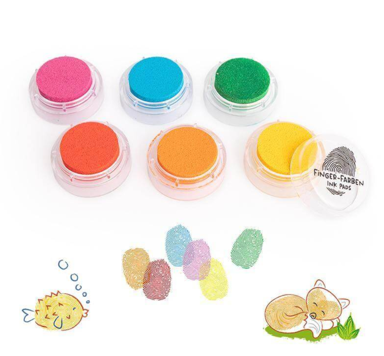 Fingerstempel 6er Turm